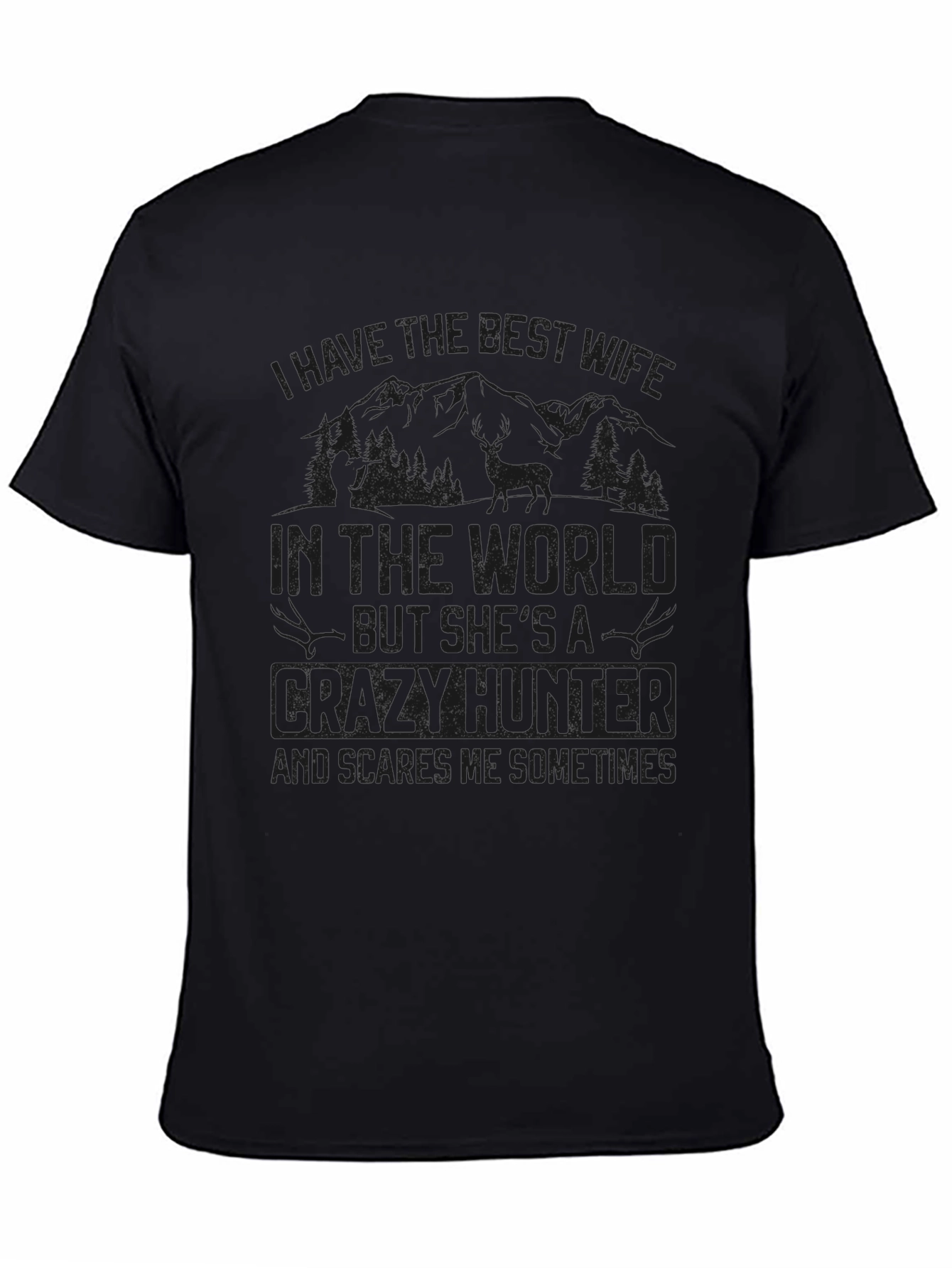 Crazy Hunter Wife Graphic Tee