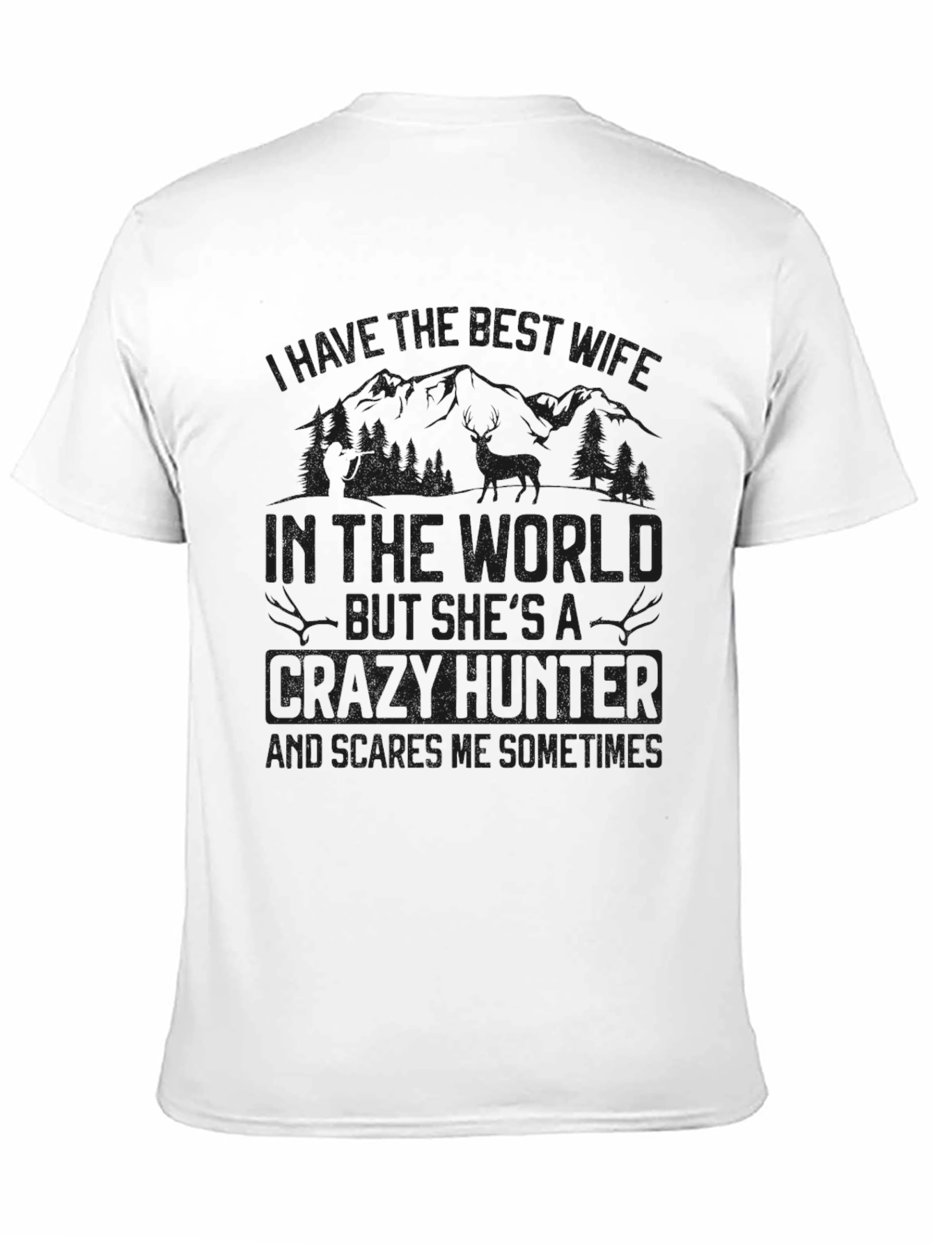 Crazy Hunter Wife Graphic Tee