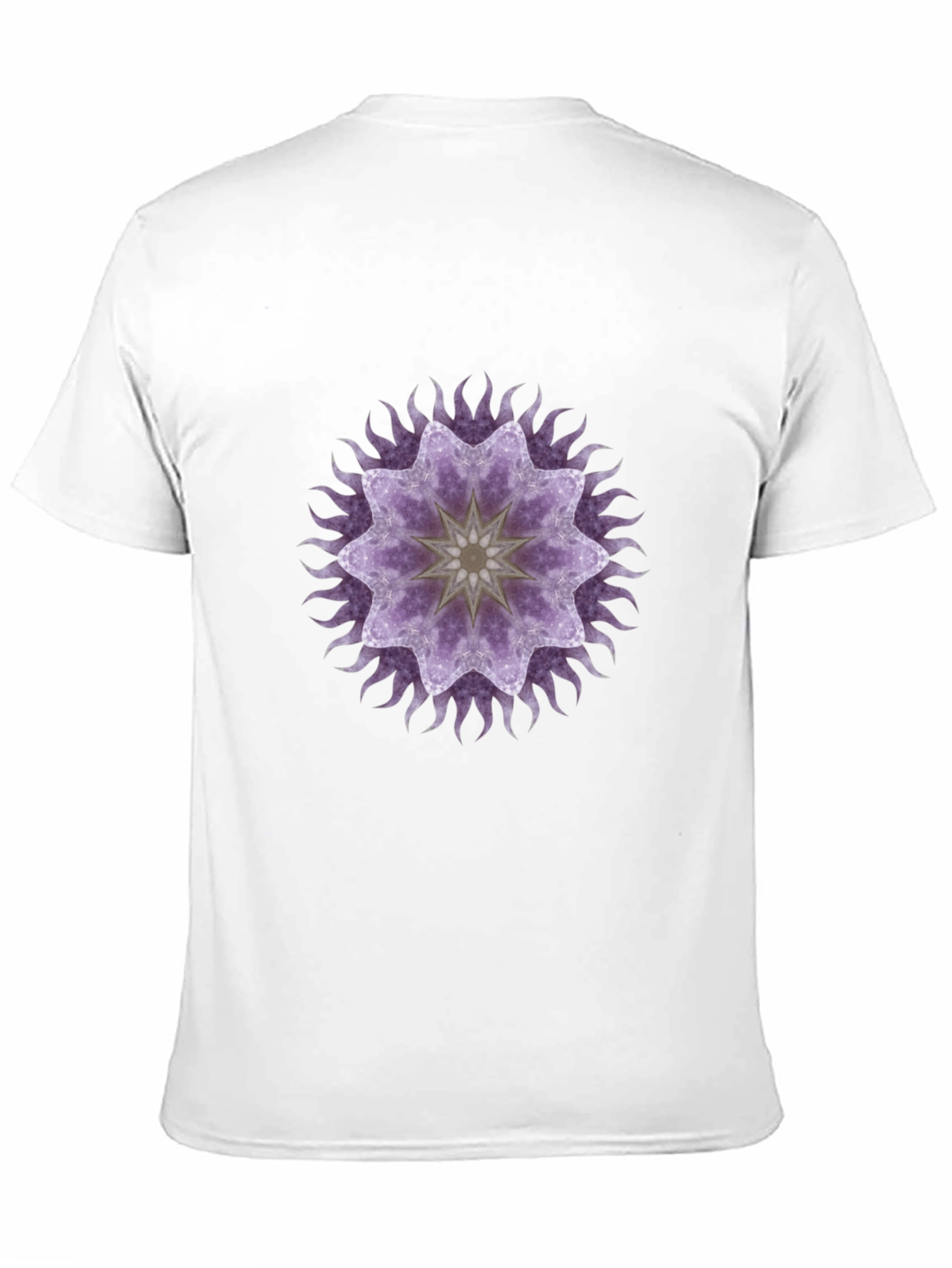 Mystic Mandala Graphic Tee - Black