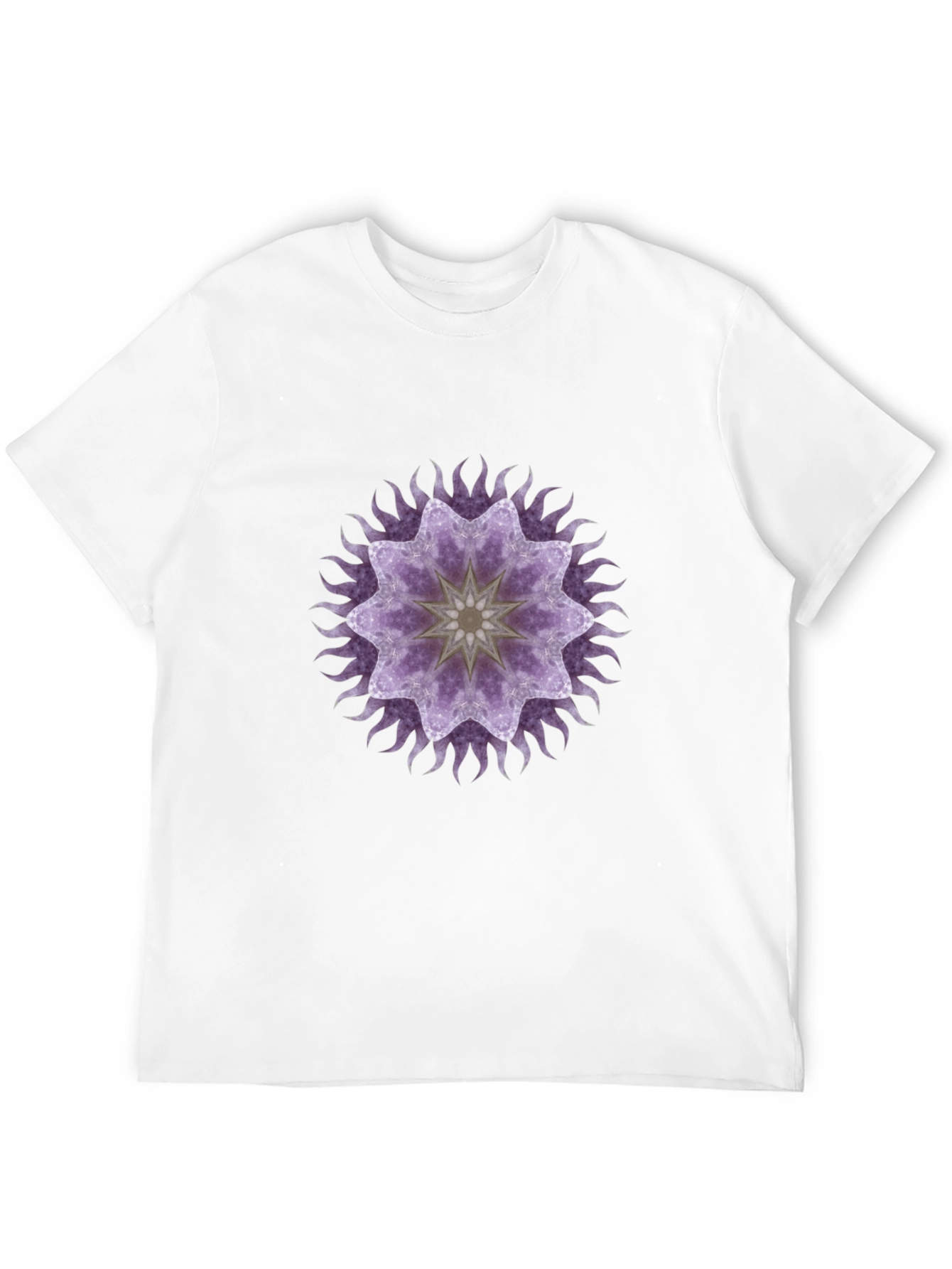 Mystic Mandala Graphic Tee - Black