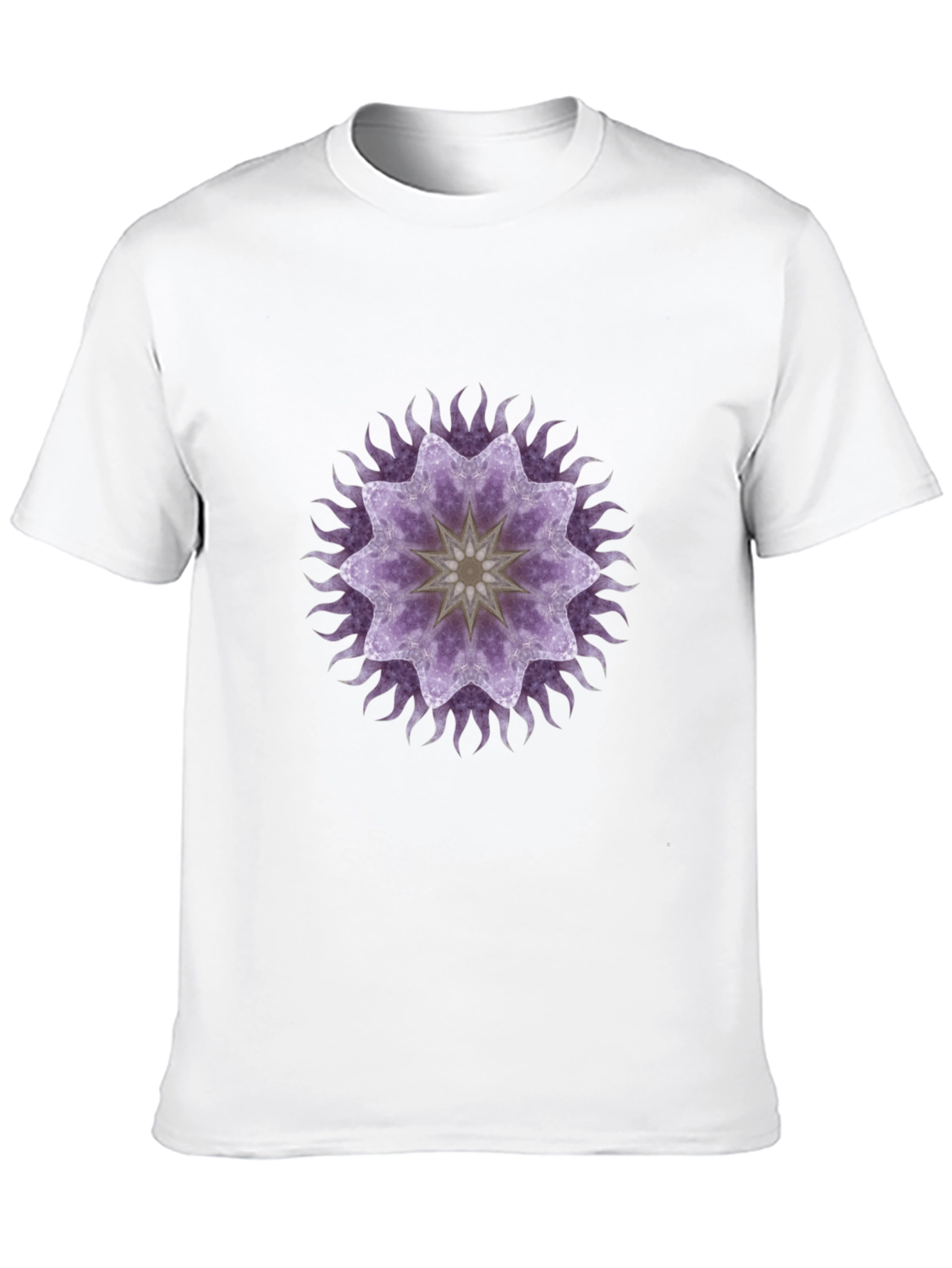 Mystic Mandala Graphic Tee - Black