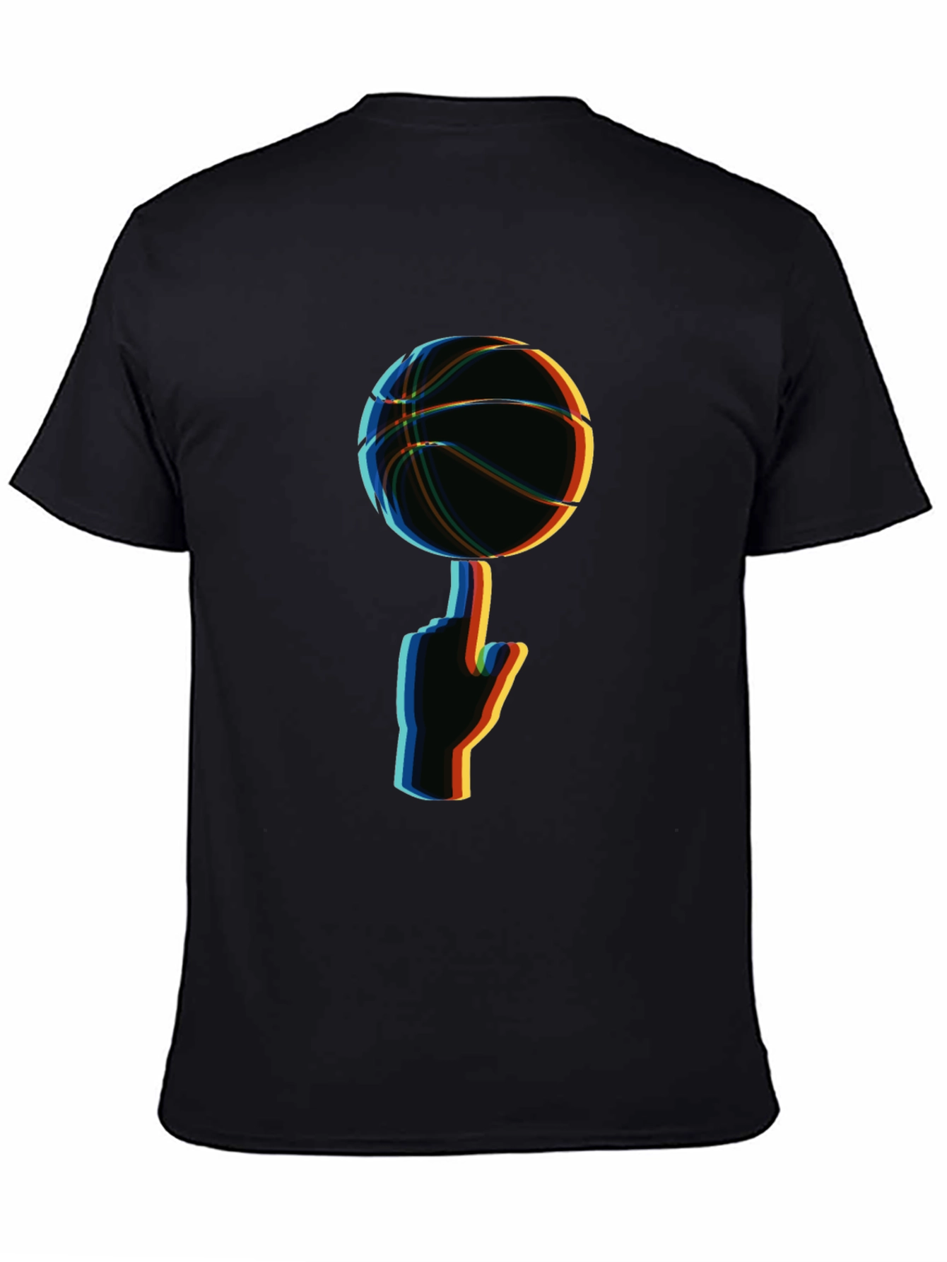 Basketball Finger Spin Graphic T-Shirt