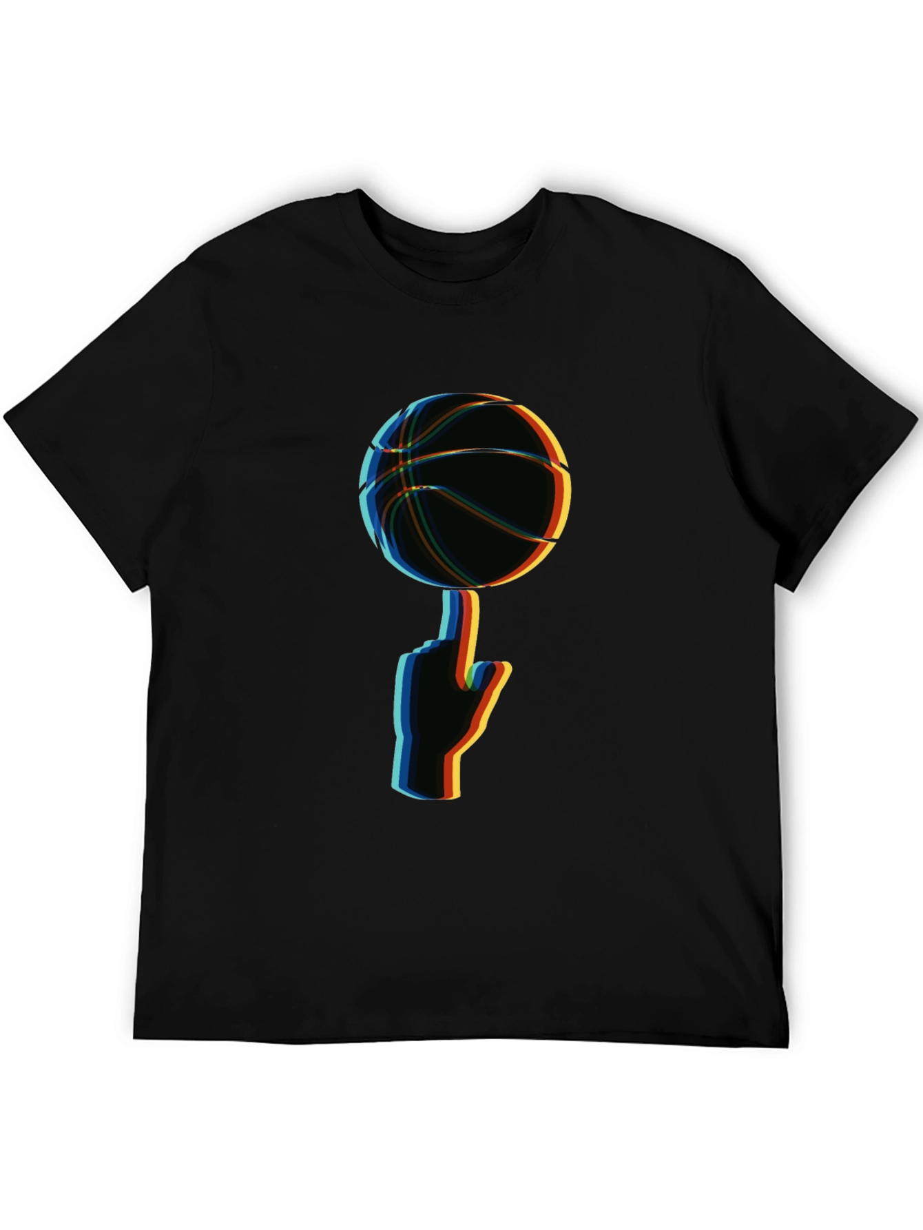 Basketball Finger Spin Graphic T-Shirt