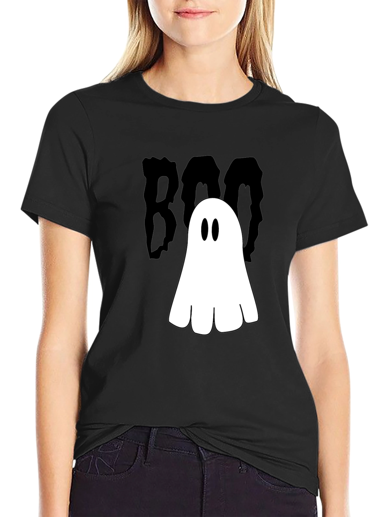 Boo Ghost T-Shirt - Halloween Spooky Season Tee