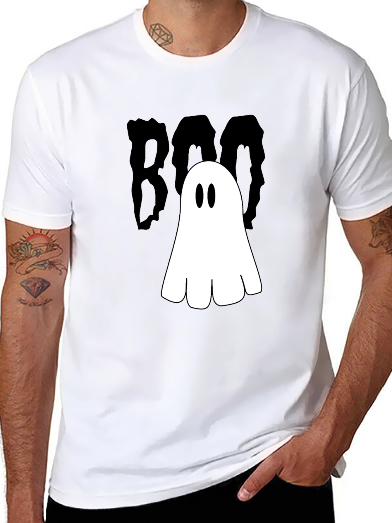 Boo Ghost T-Shirt - Halloween Spooky Season Tee