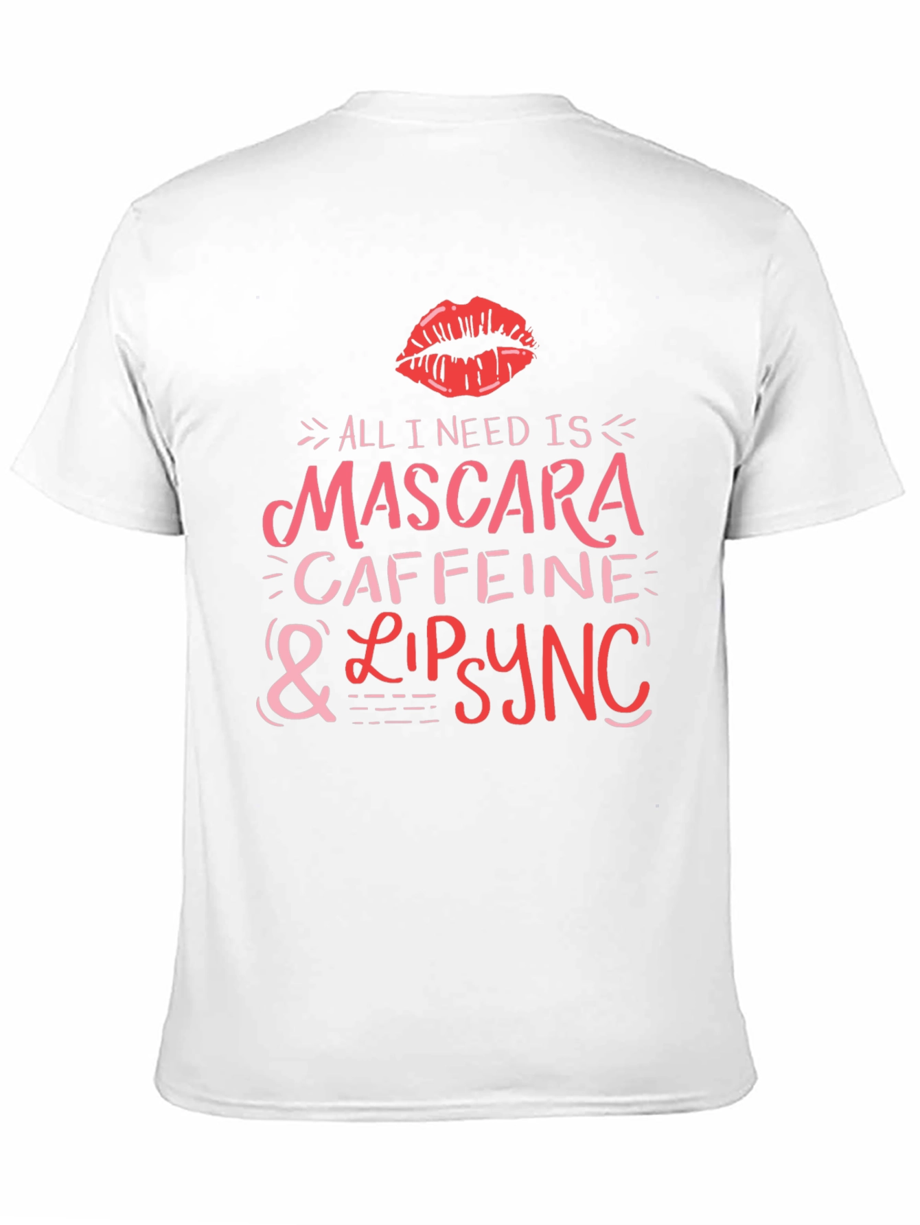 Mascara Caffeine Lipsync Black Graphic T-Shirt