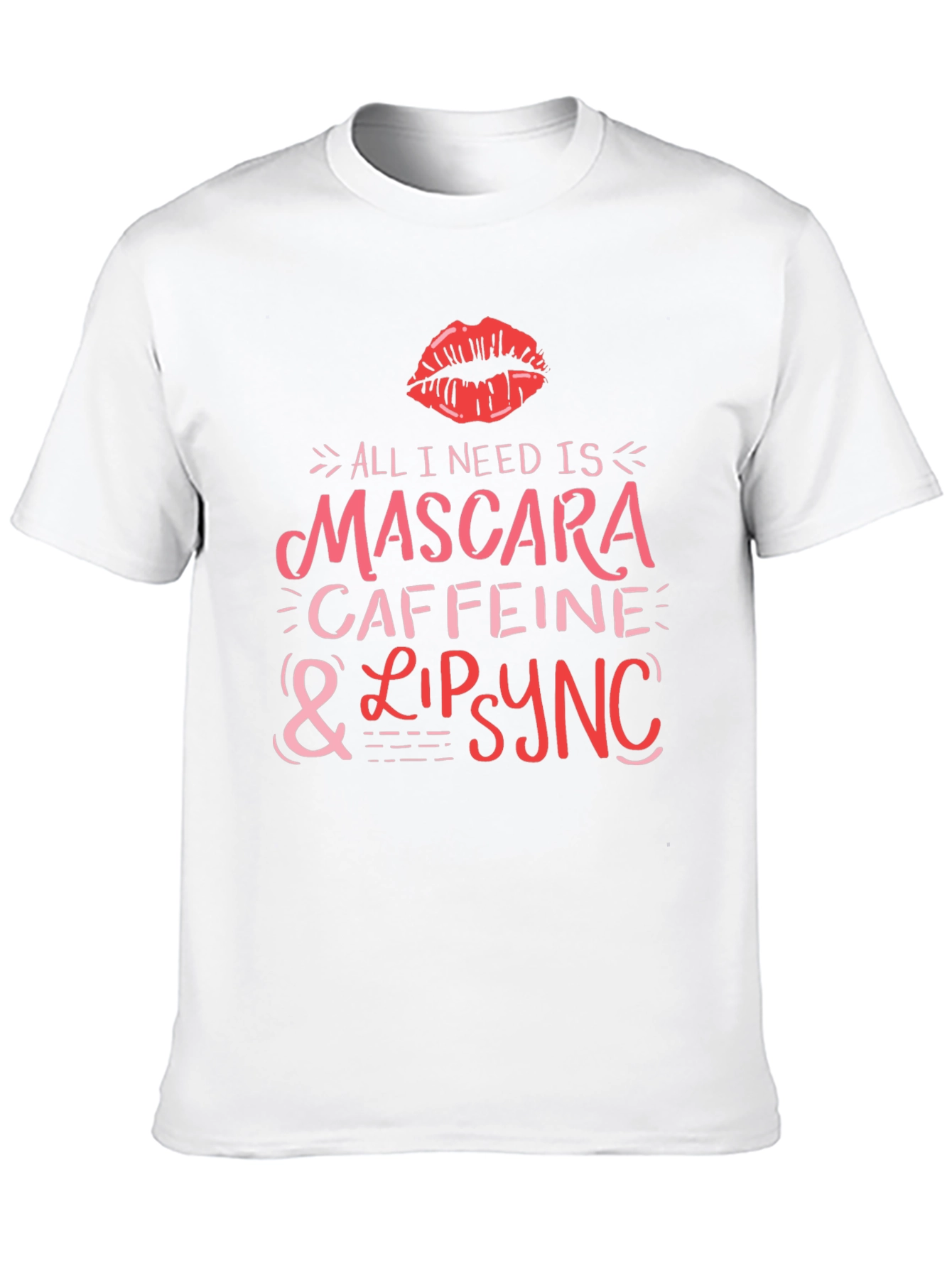 Mascara Caffeine Lipsync Black Graphic T-Shirt
