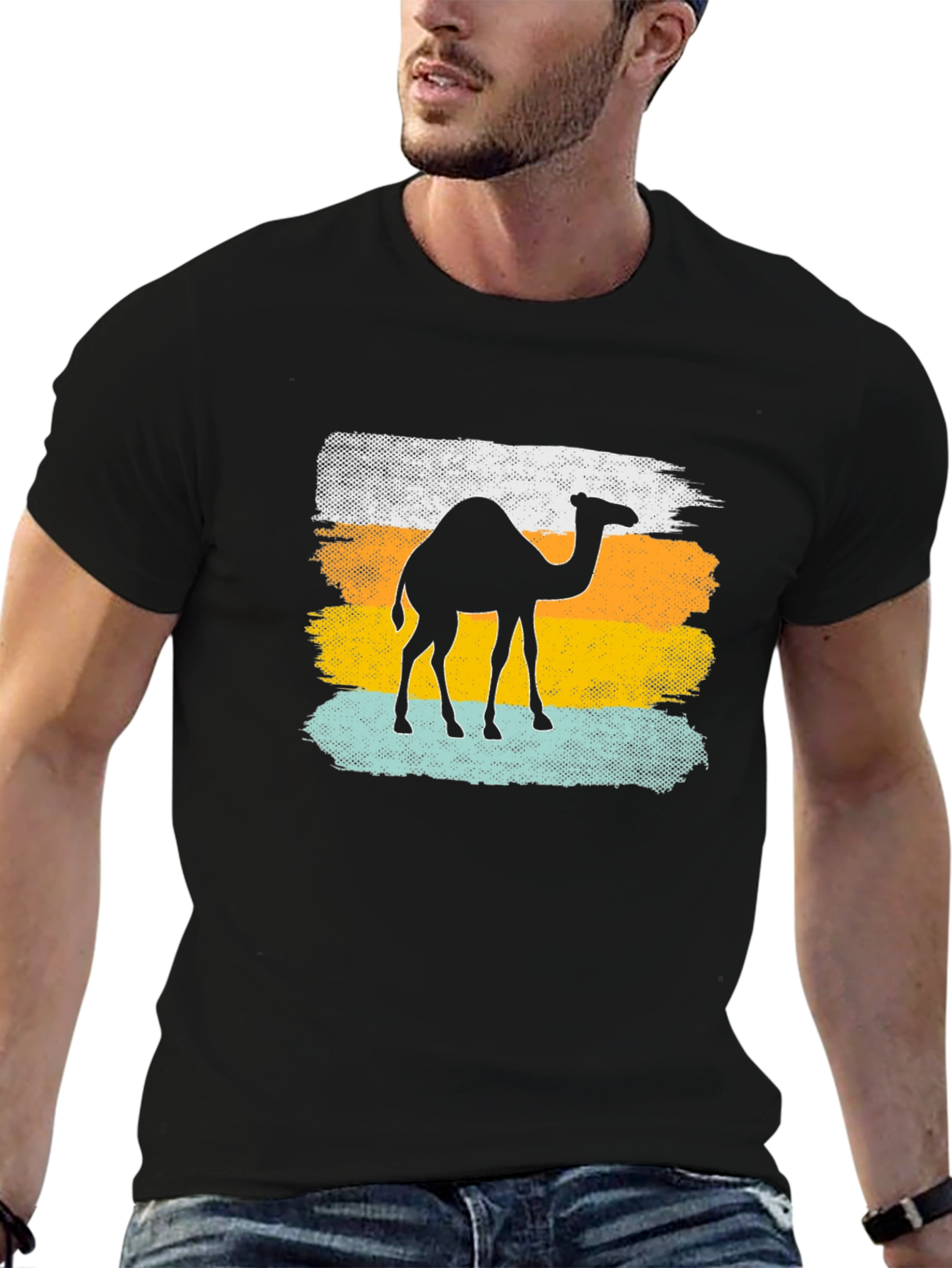 Retro Camel Silhouette Graphic Tee
