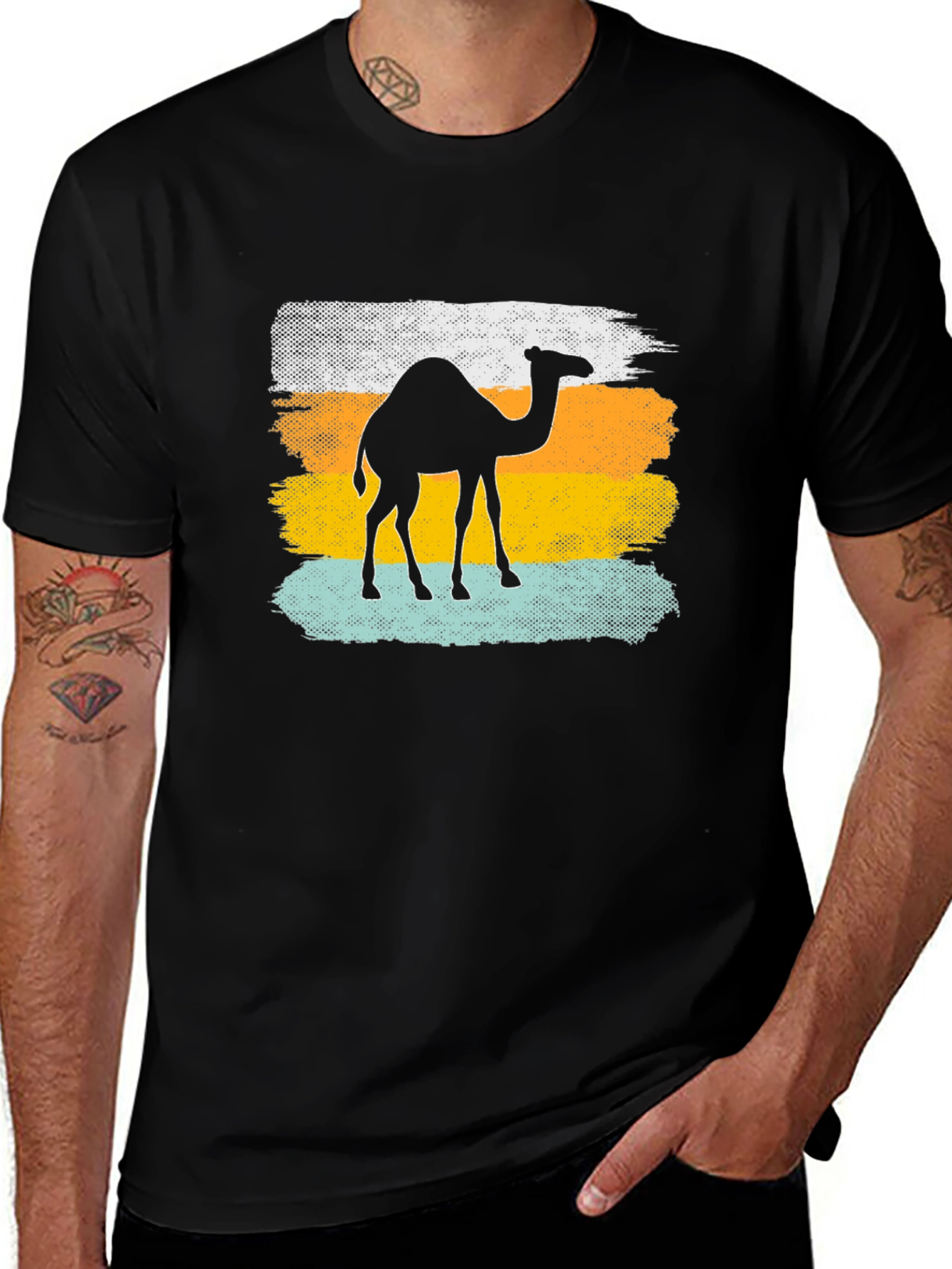 Retro Camel Silhouette Graphic Tee