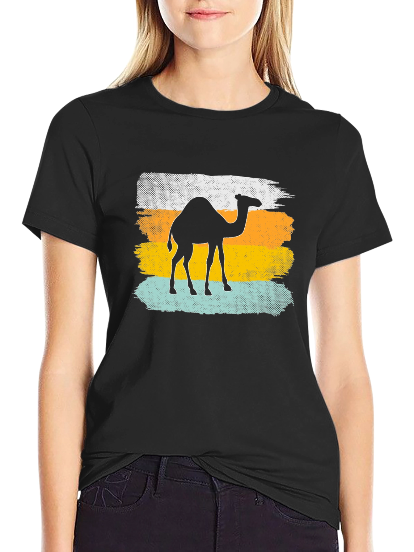 Retro Camel Silhouette Graphic Tee