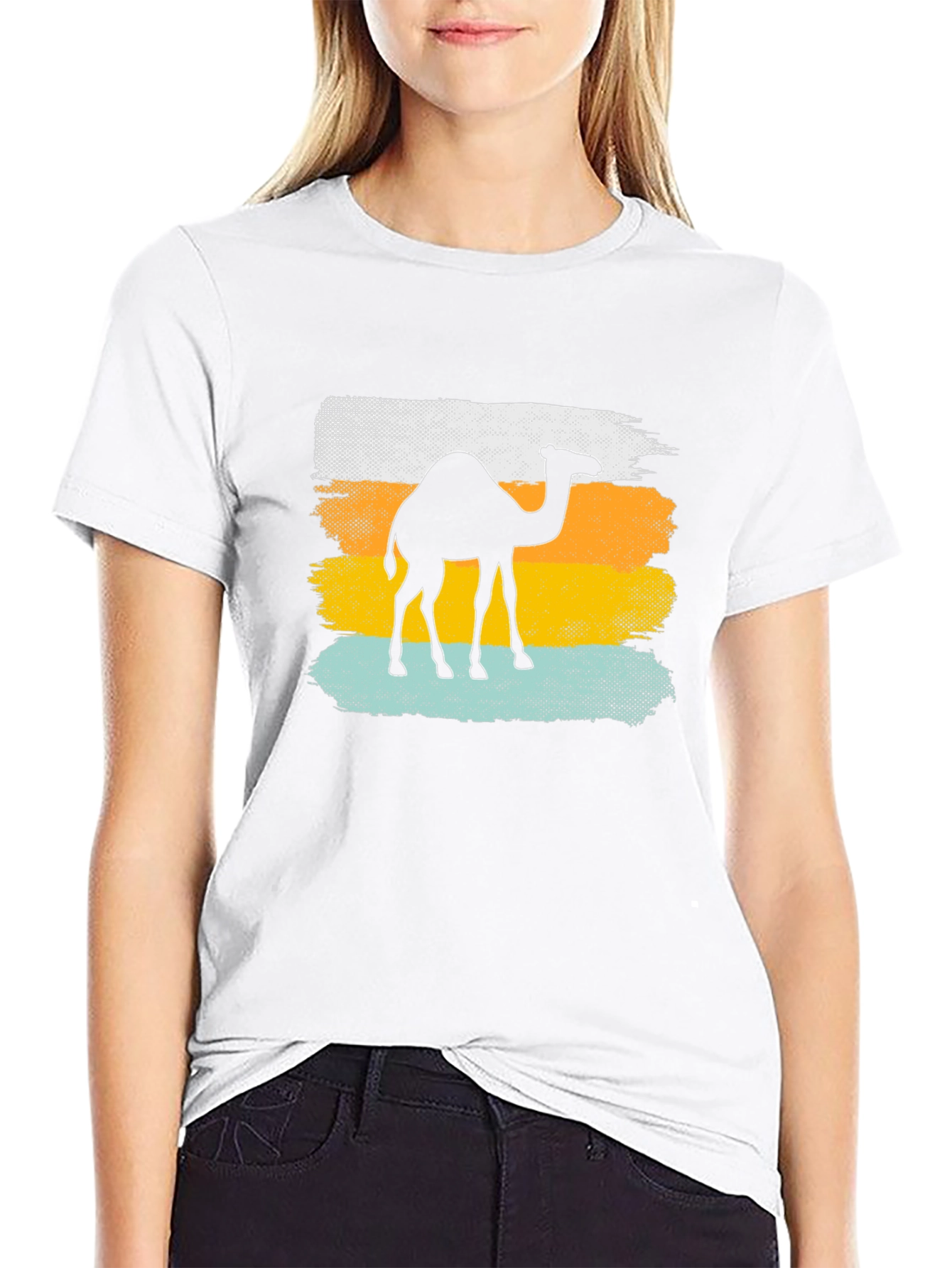 Retro Camel Silhouette Graphic Tee