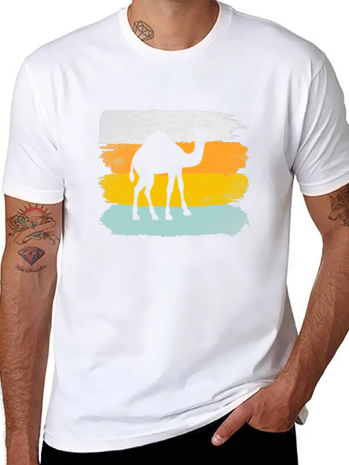 Retro Camel Silhouette Graphic Tee