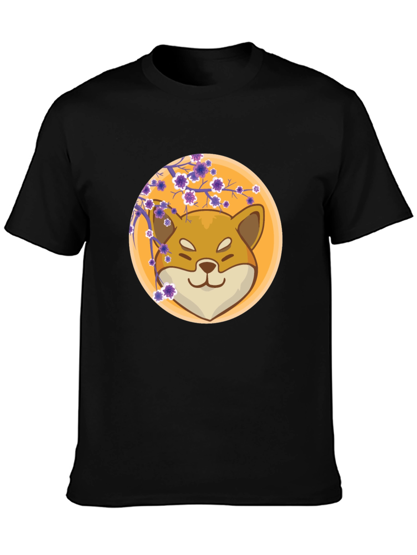 Shiba Inu Blossom Graphic Tee