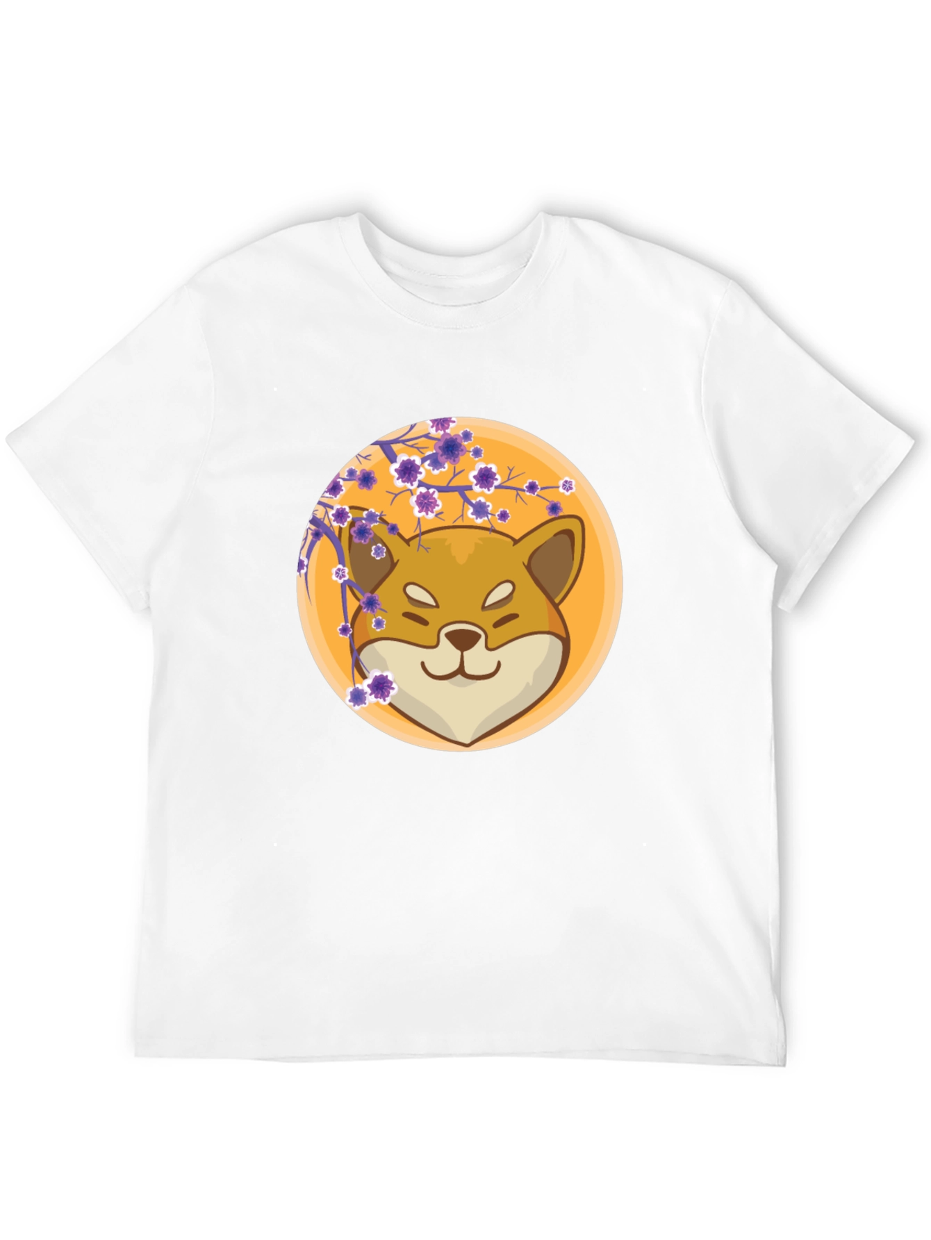 Shiba Inu Blossom Graphic Tee