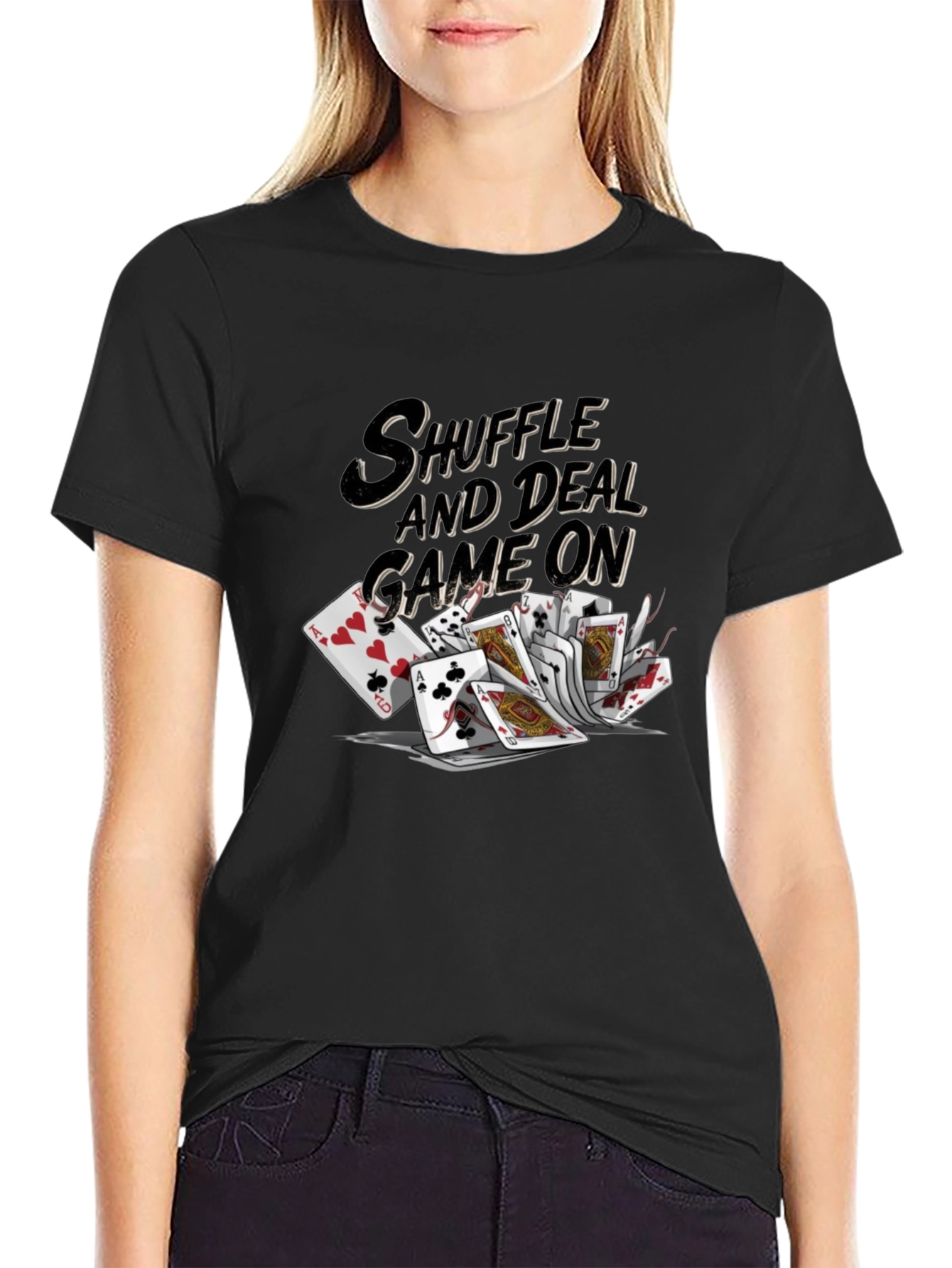 Shuffle & Deal Graphic Tee - Poker Night Ready