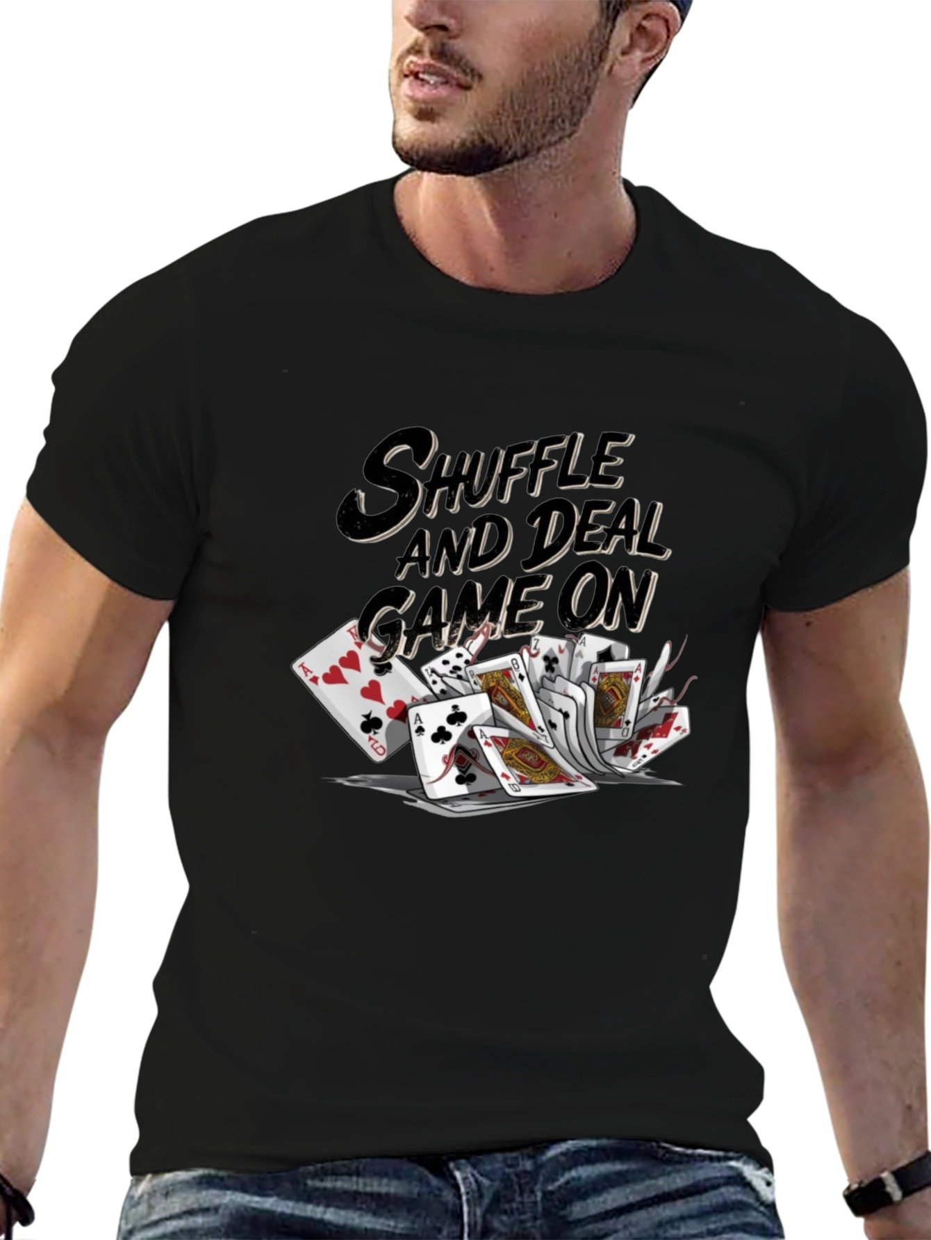 Shuffle & Deal Graphic Tee - Poker Night Ready