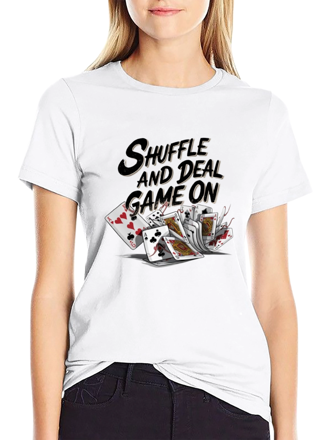 Shuffle & Deal Graphic Tee - Poker Night Ready