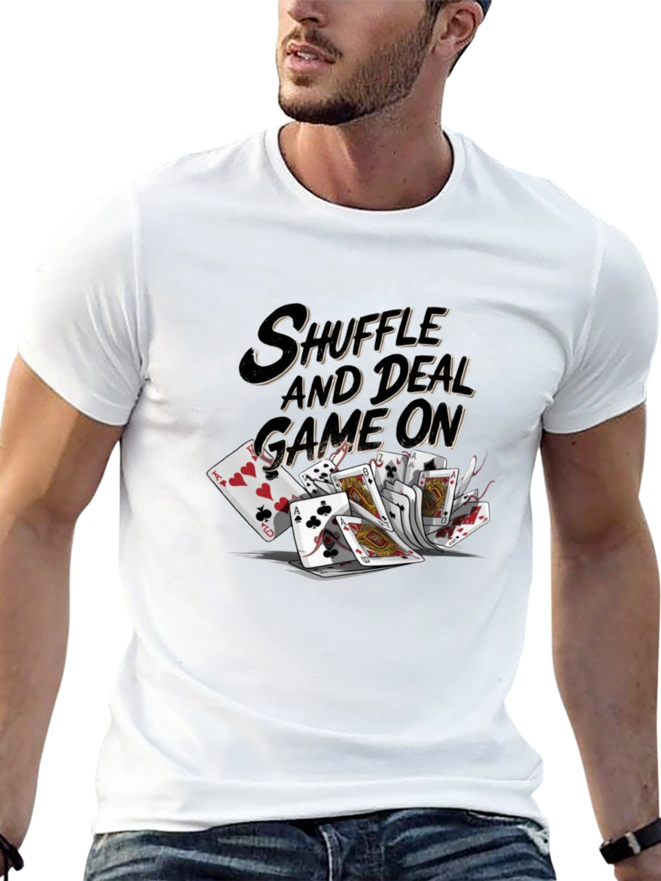 Shuffle & Deal Graphic Tee - Poker Night Ready