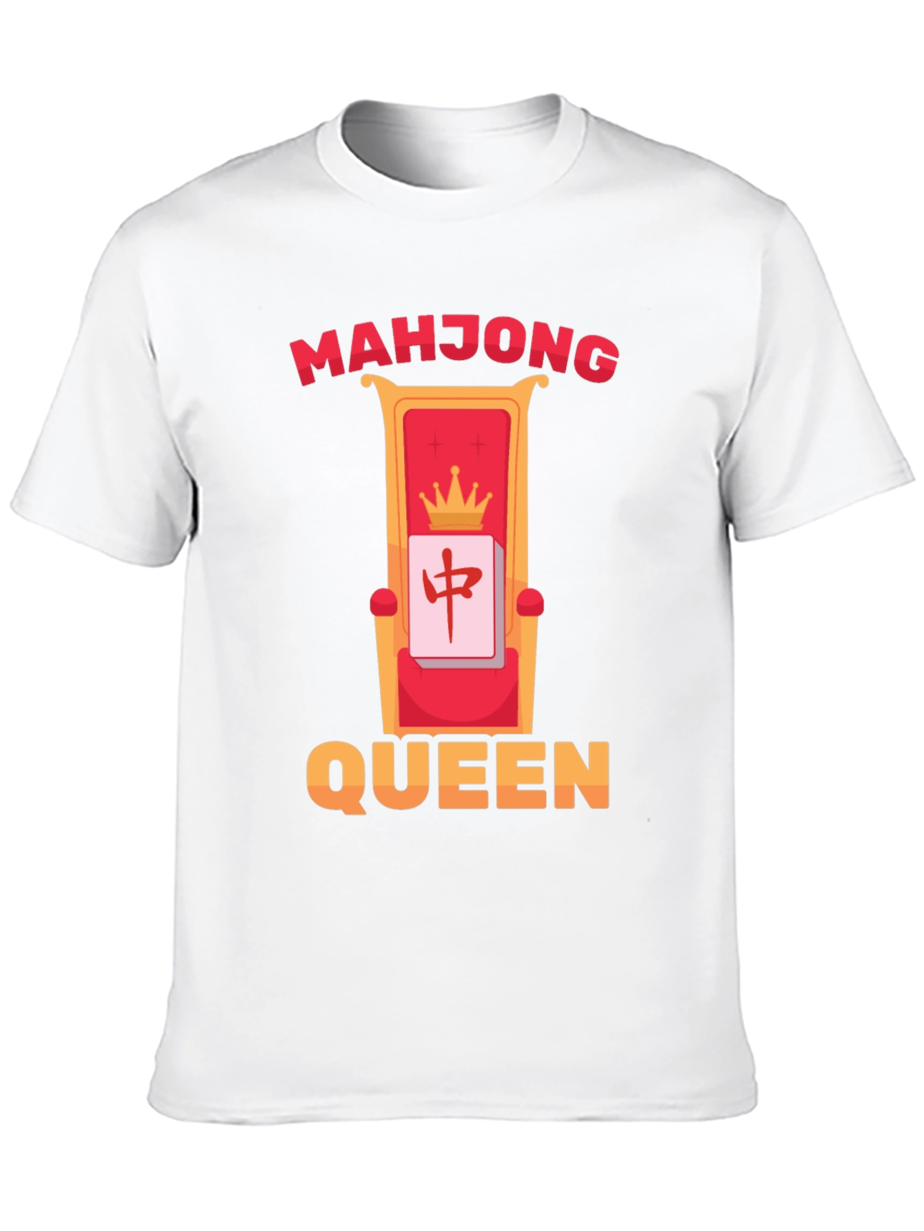 Mahjong Queen T-Shirt - Lucky Gaming Tee