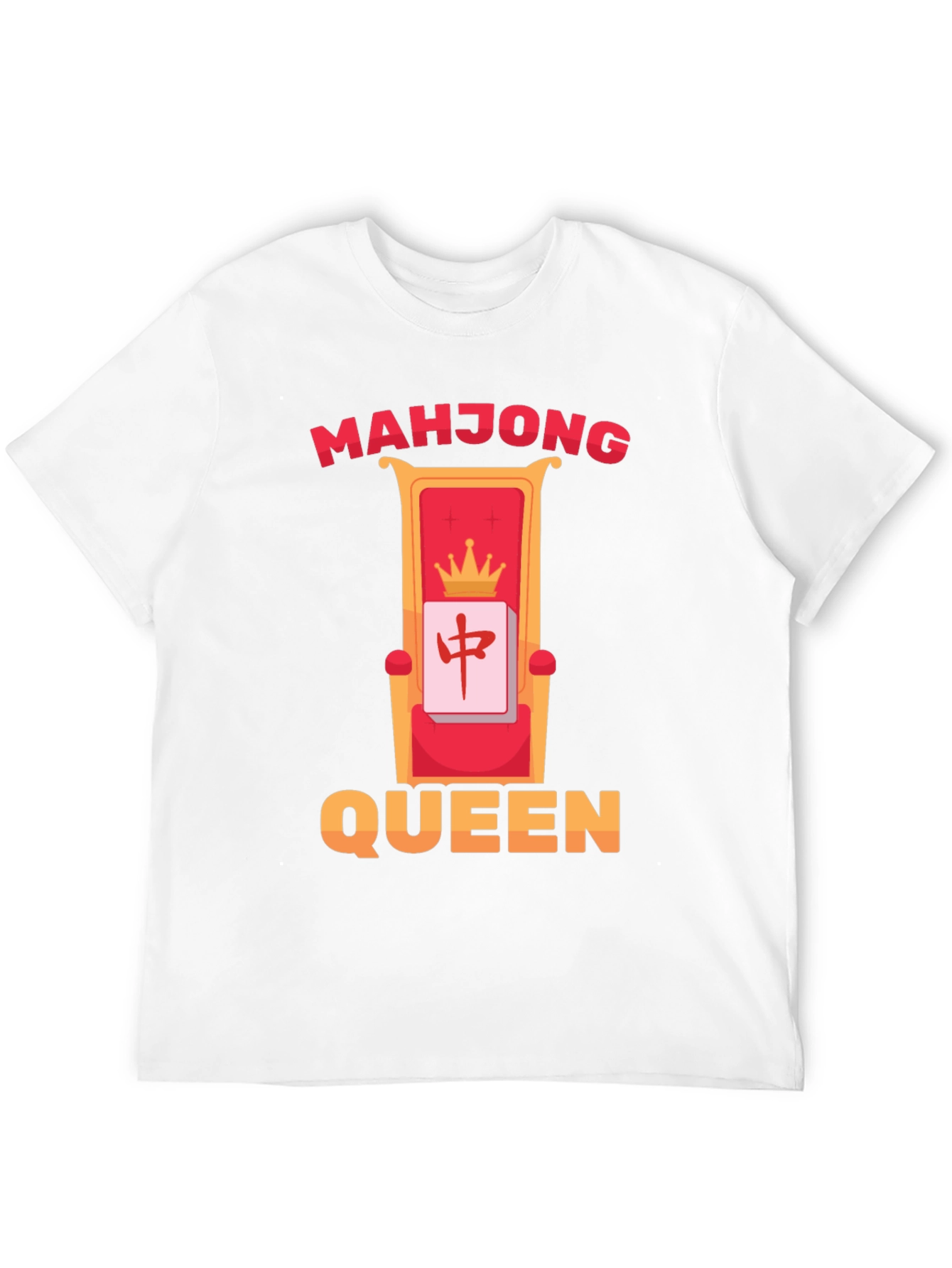 Mahjong Queen T-Shirt - Lucky Gaming Tee