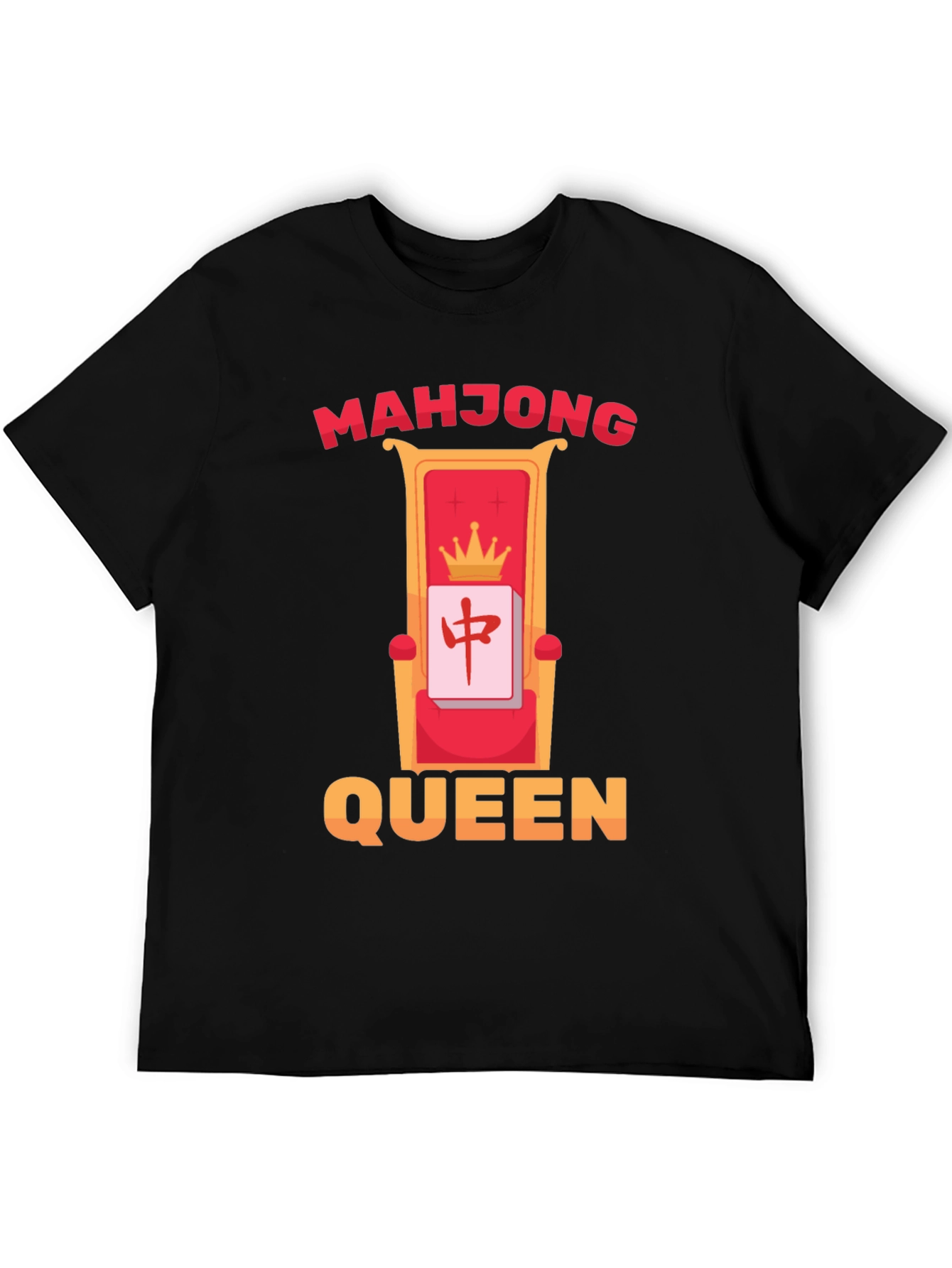 Mahjong Queen T-Shirt - Lucky Gaming Tee