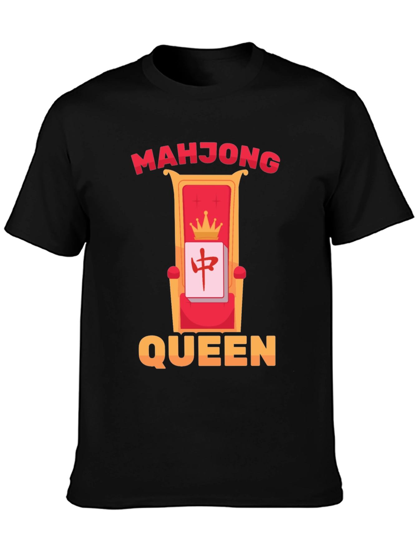 Mahjong Queen T-Shirt - Lucky Gaming Tee