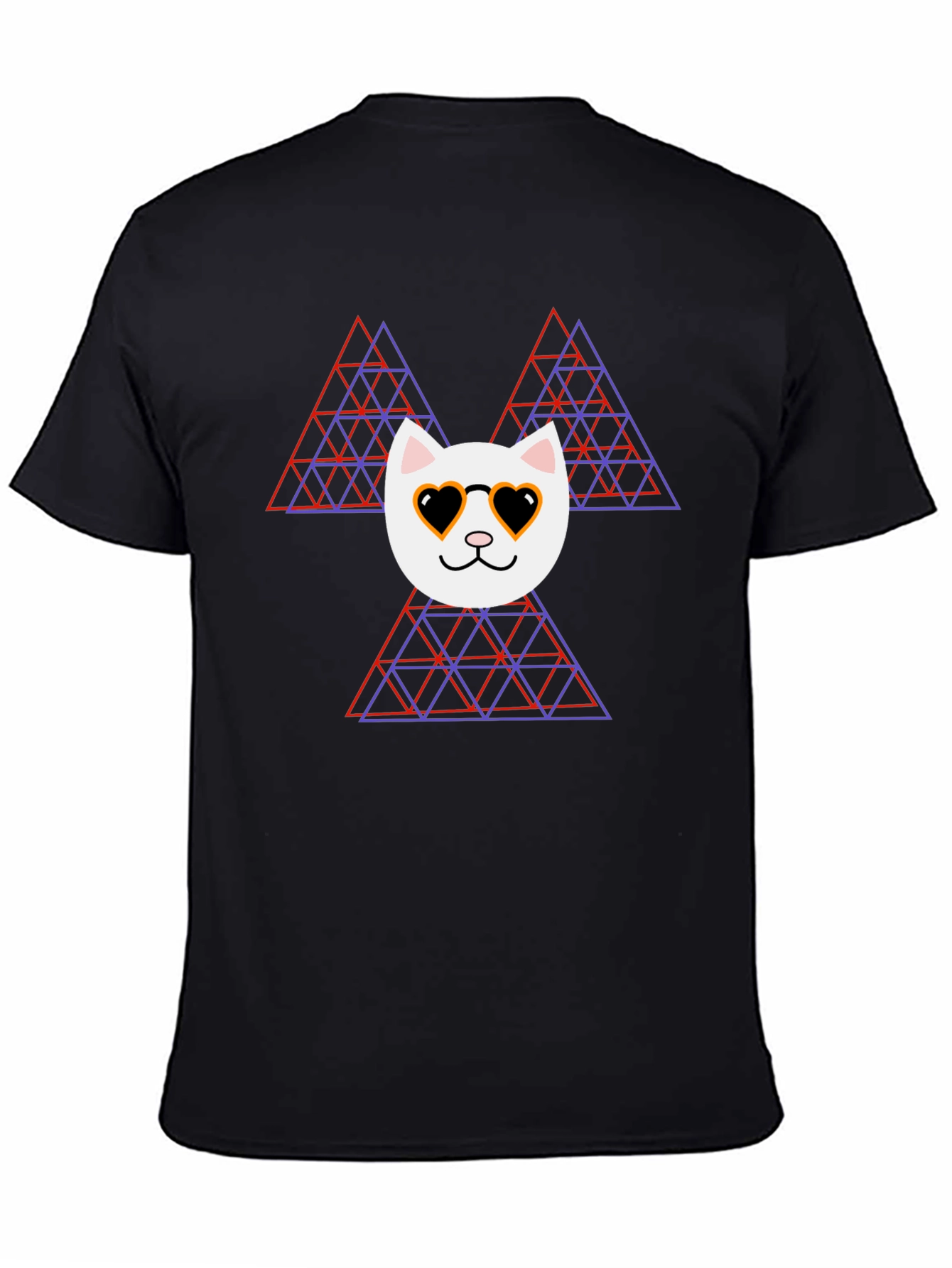 Cool Cat Geometric T-Shirt