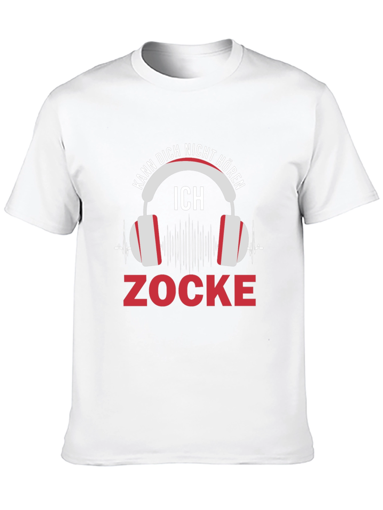 Gamer T-Shirt: Kann Dich Nicht Horen - Zocke