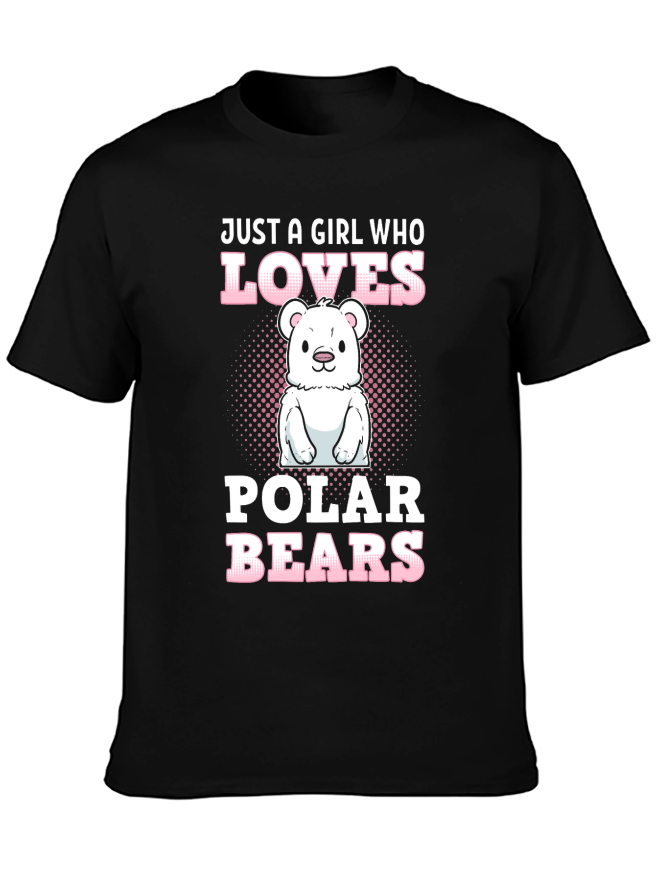 Girl Who Loves Polar Bears T-Shirt