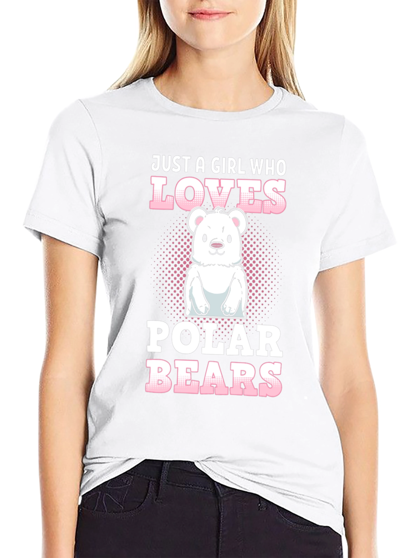 Girl Who Loves Polar Bears T-Shirt