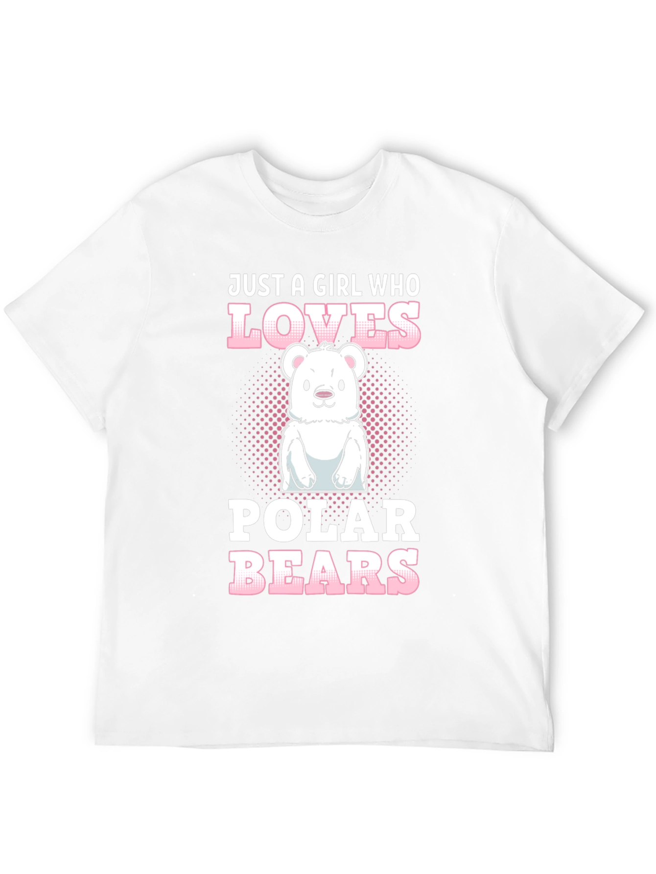 Girl Who Loves Polar Bears T-Shirt