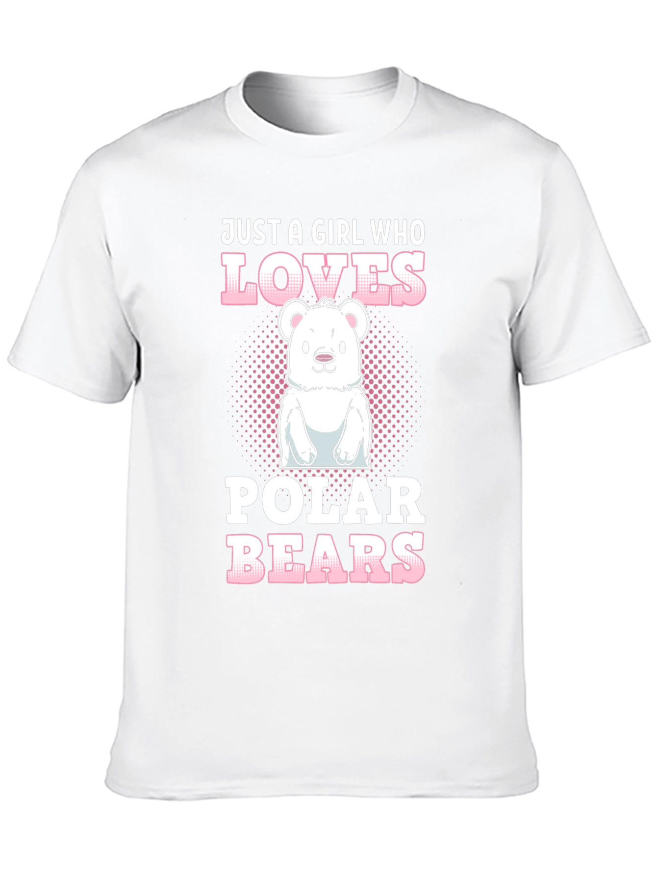 Girl Who Loves Polar Bears T-Shirt