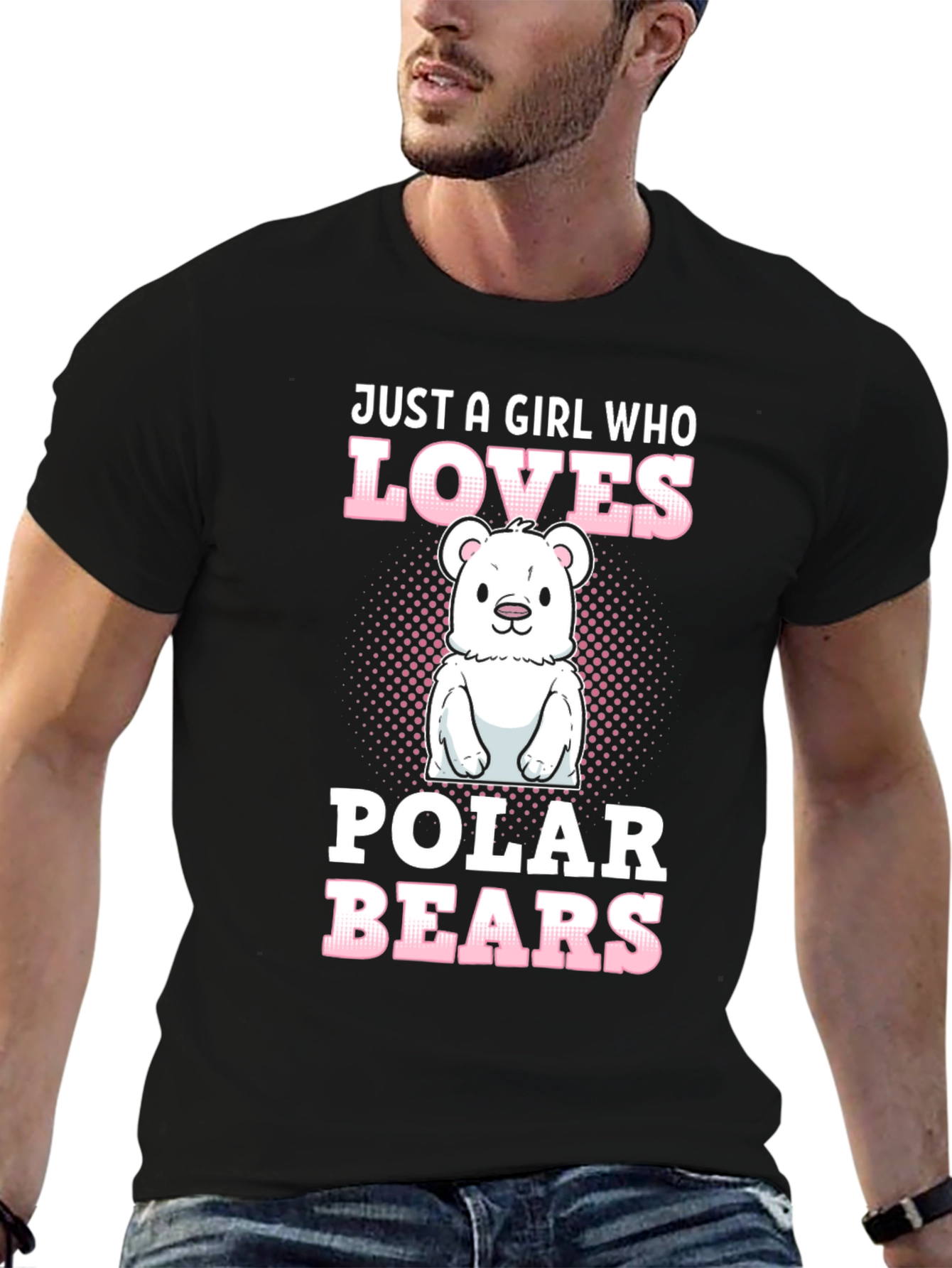Girl Who Loves Polar Bears T-Shirt