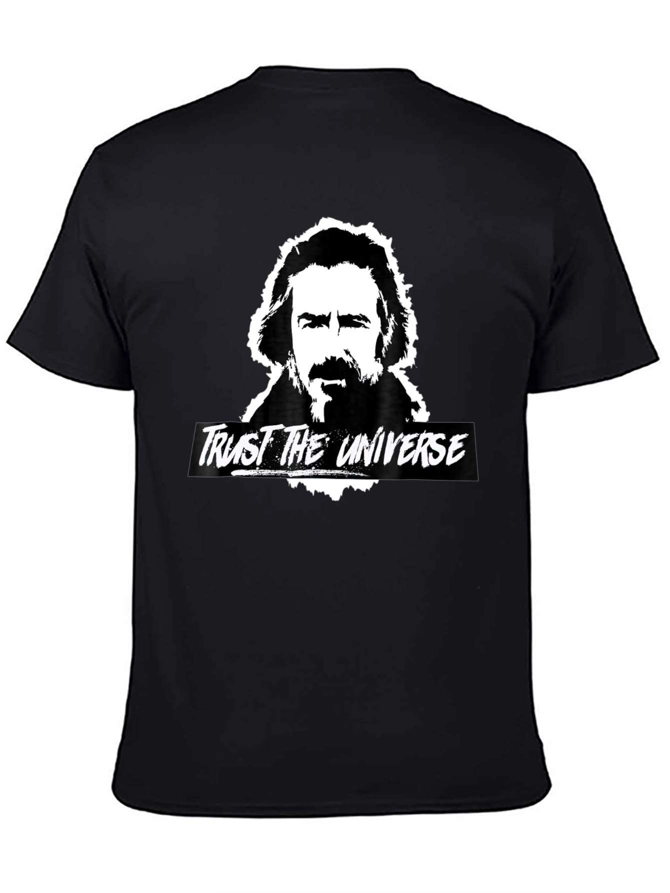 Trust the Universe Graphic T-Shirt - Black