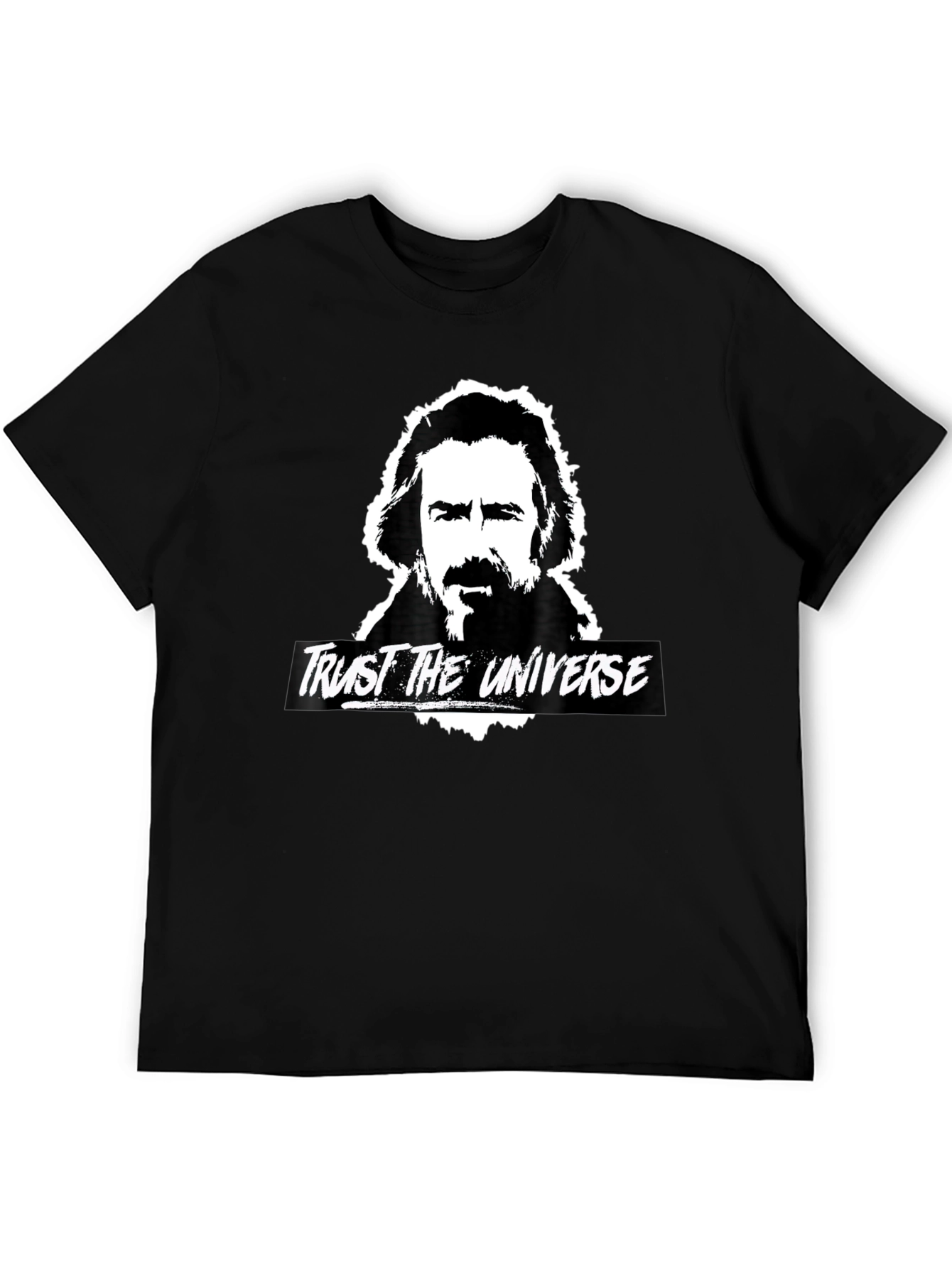 Trust the Universe Graphic T-Shirt - Black