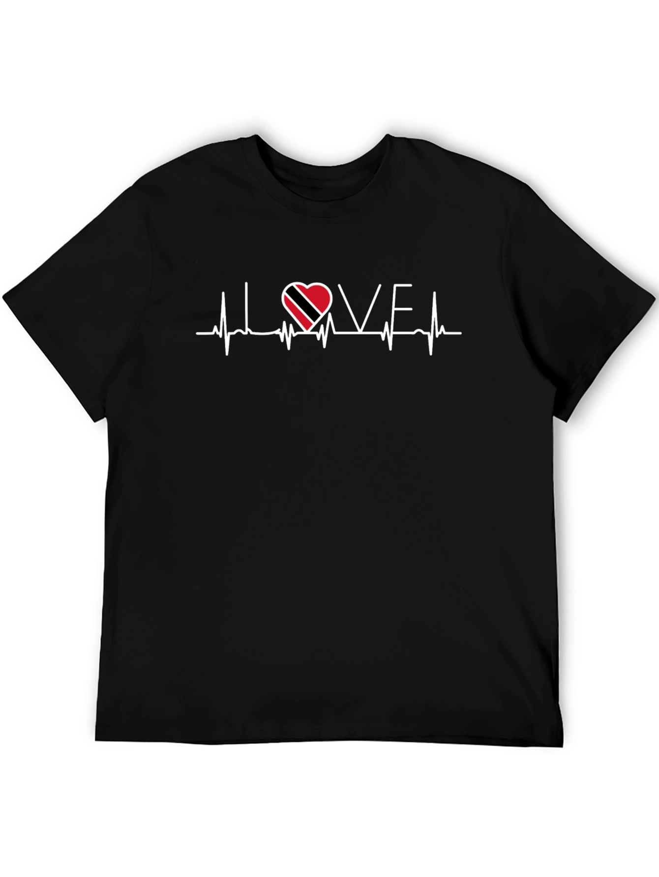 I Love Trinidad & Tobago Heartbeat T-Shirt