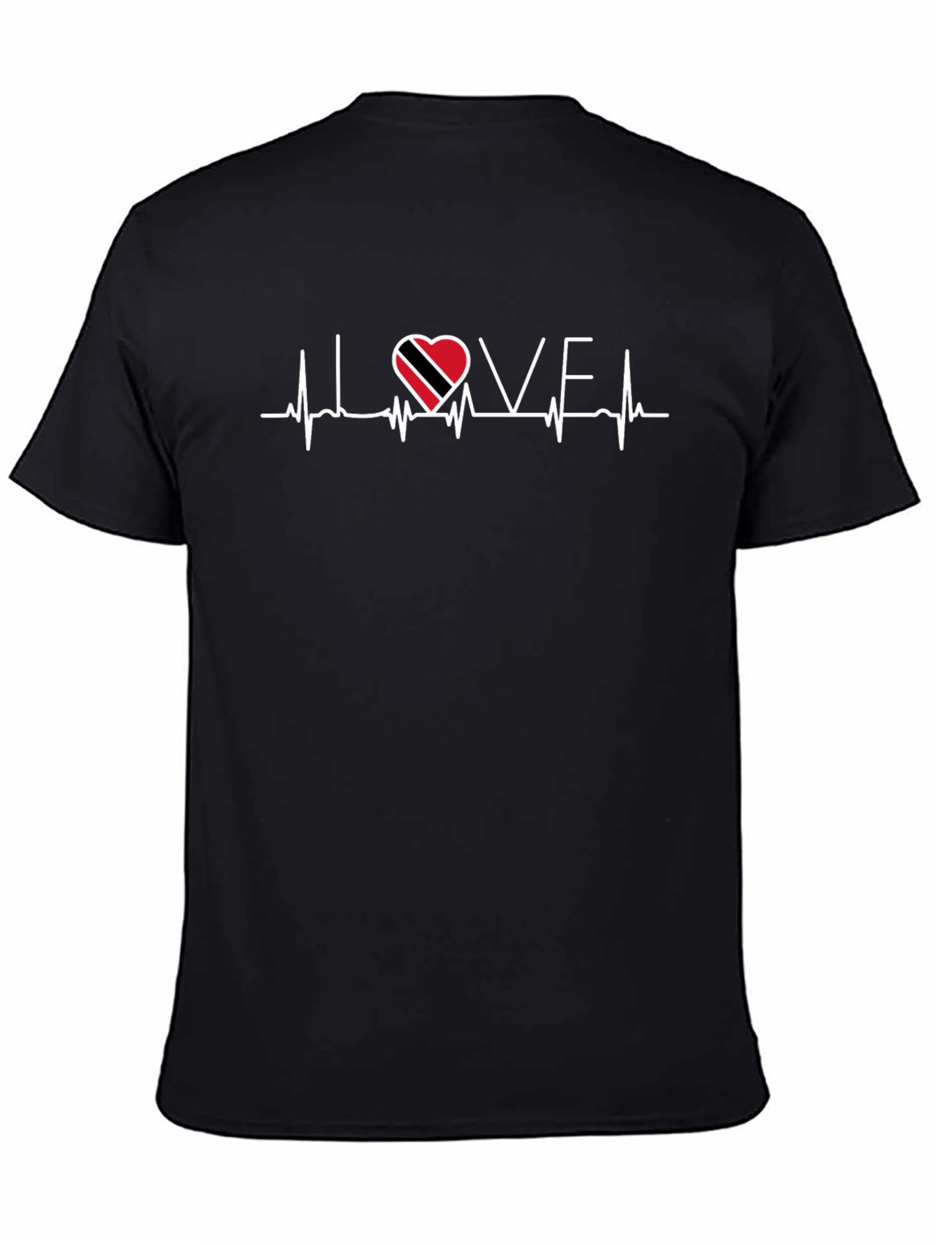 I Love Trinidad & Tobago Heartbeat T-Shirt