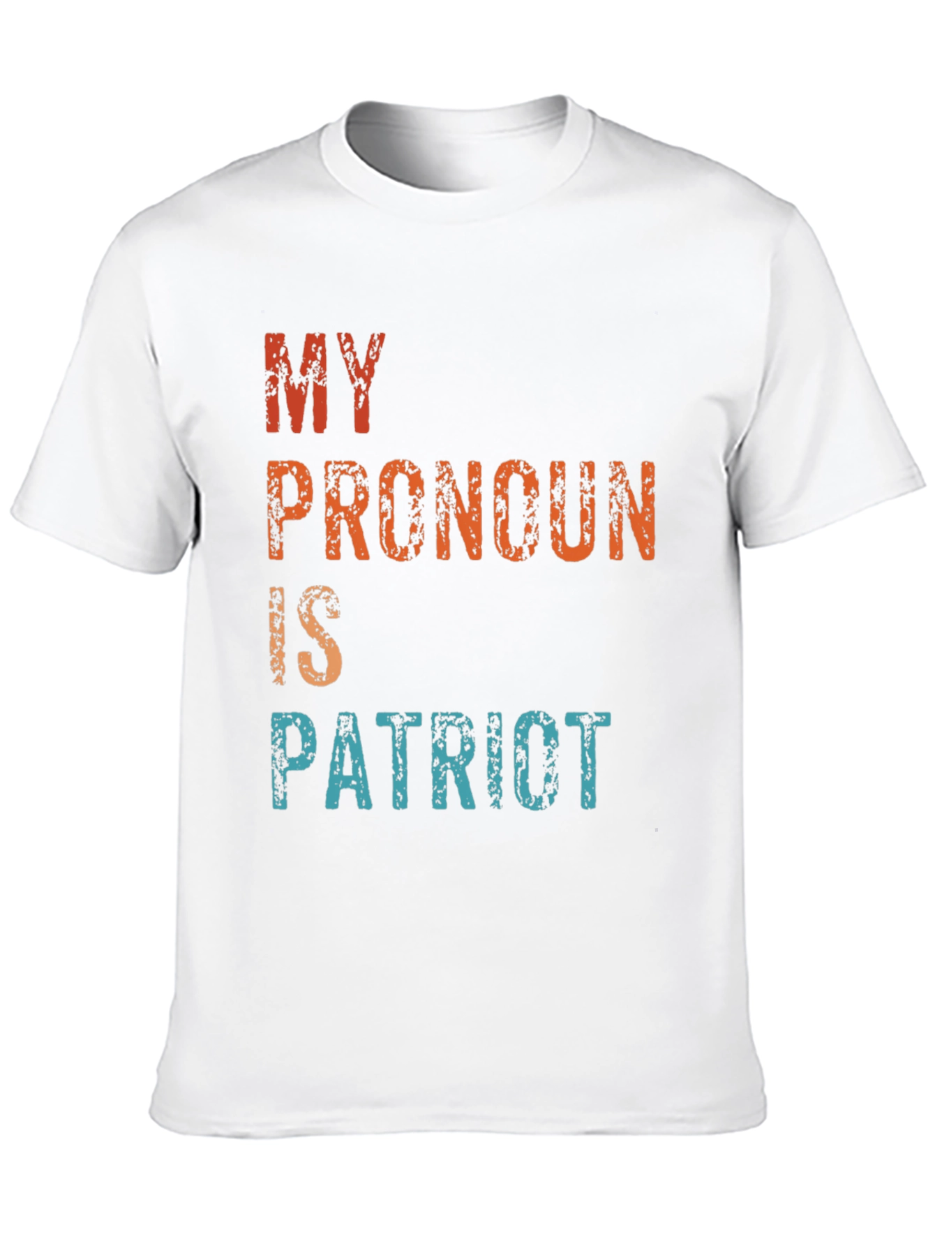 Patriot Pronoun Graphic Tee - Mens