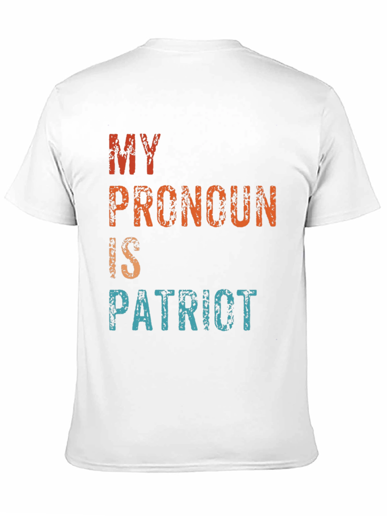Patriot Pronoun Graphic Tee - Mens