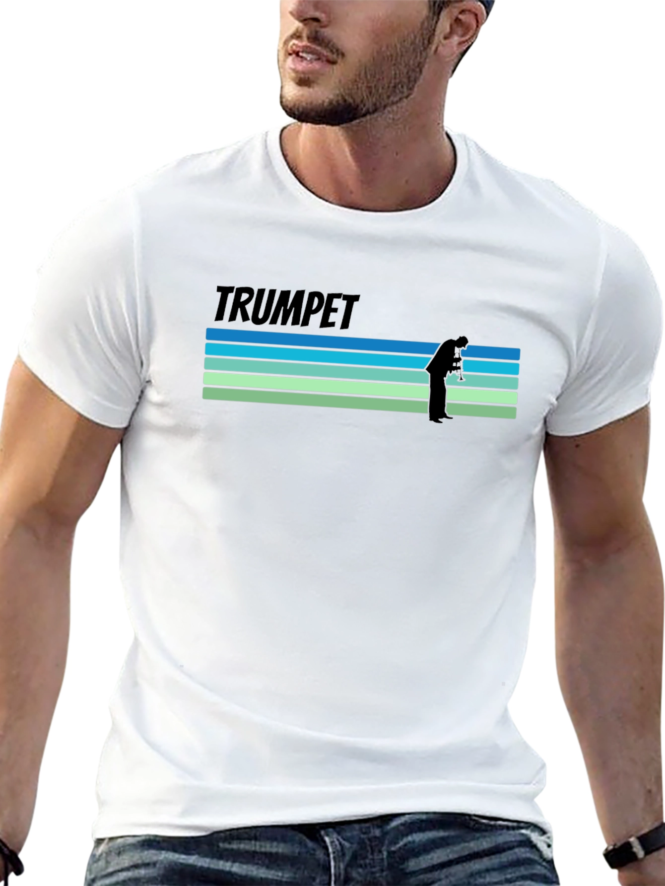 Trumpet Retro Band T-Shirt