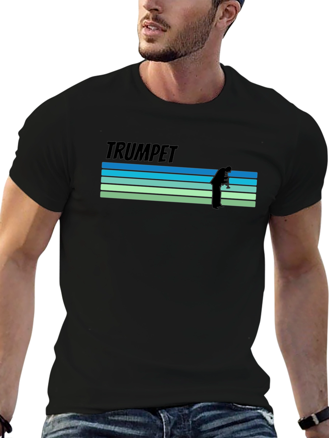 Trumpet Retro Band T-Shirt