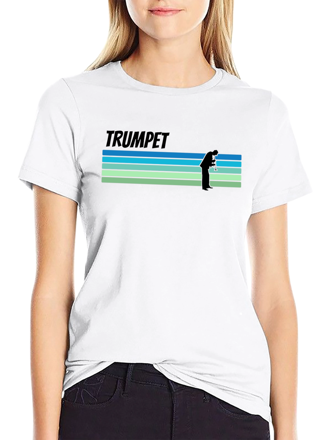 Trumpet Retro Band T-Shirt