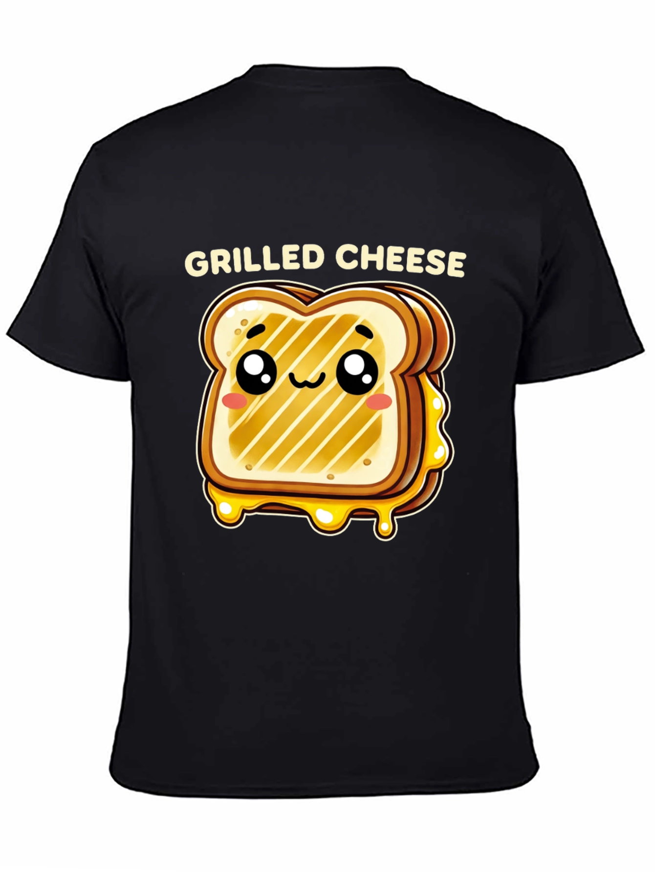 Grilled Cheese Cartoon Graphic T-Shirt