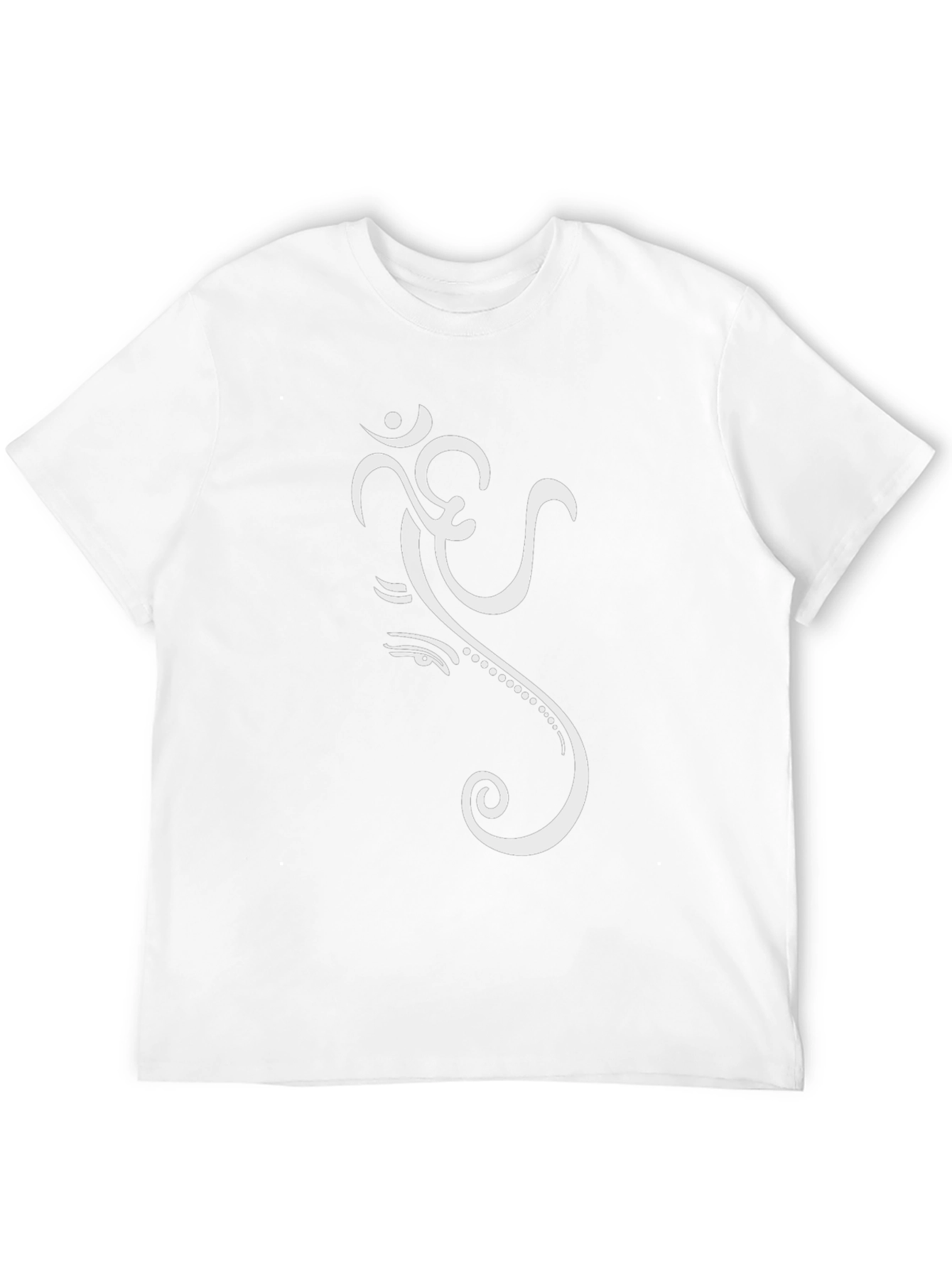 Om Ganesha Graphic Tee - Black Cotton T-Shirt
