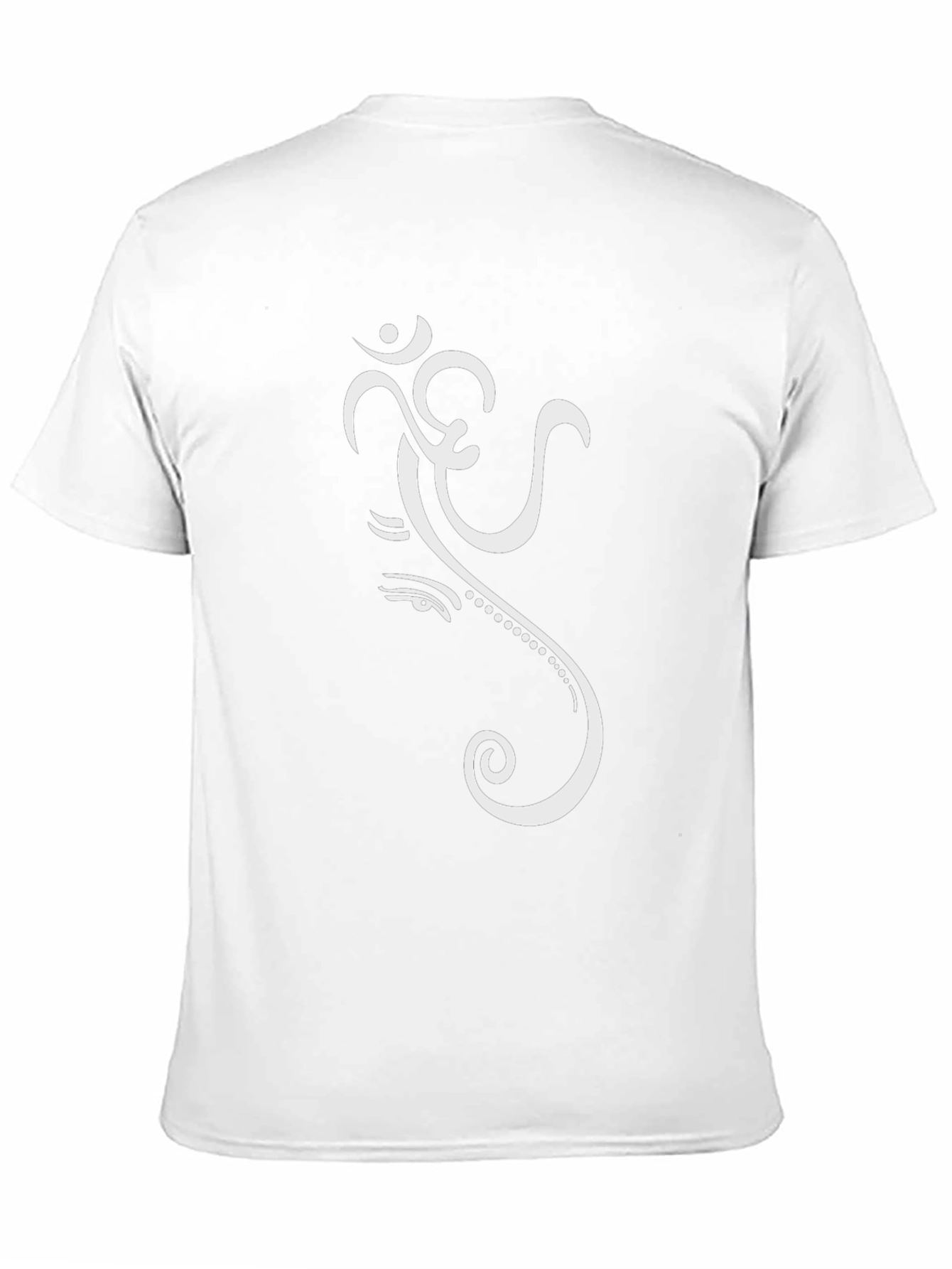 Om Ganesha Graphic Tee - Black Cotton T-Shirt