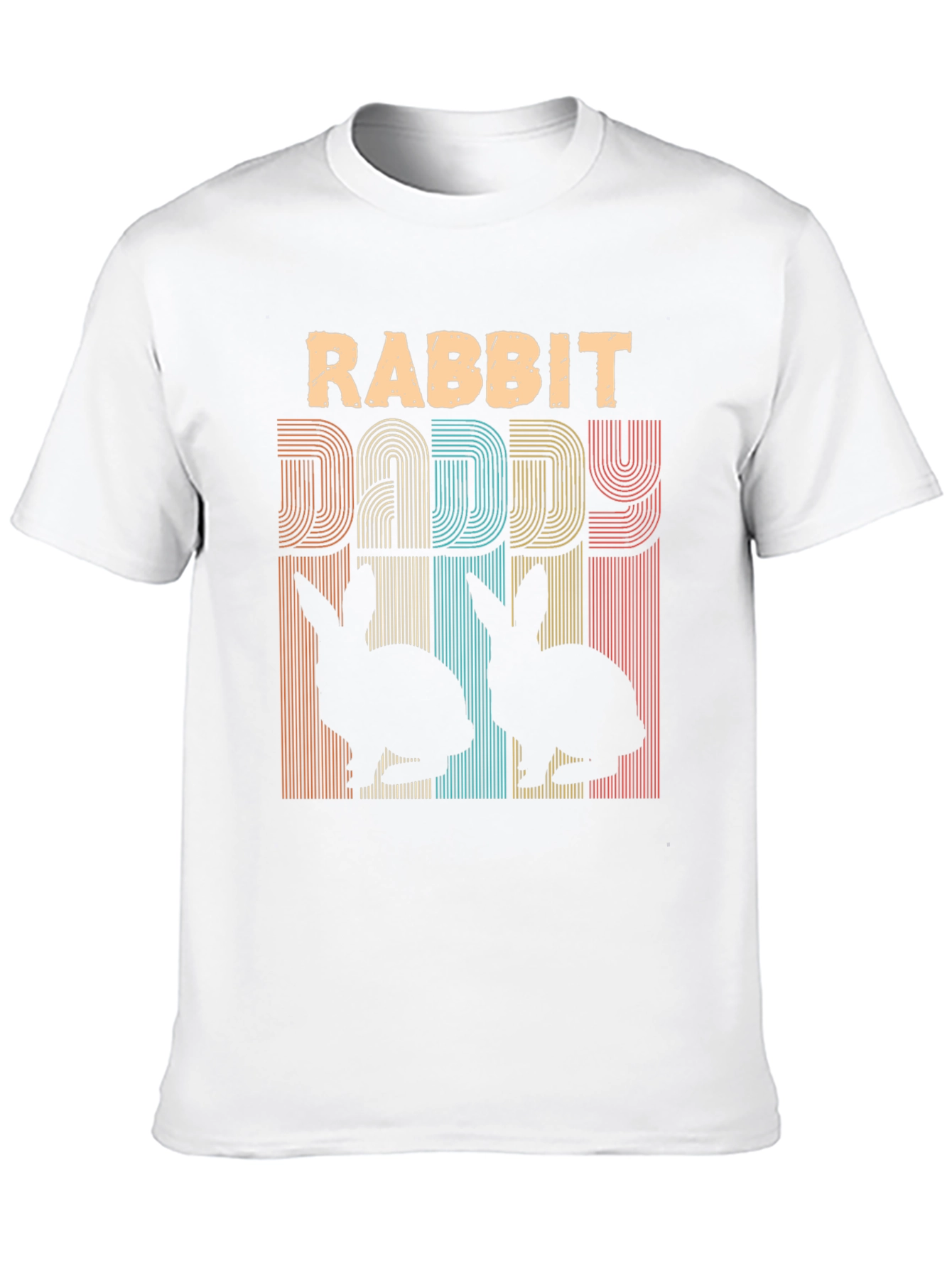 Rabbit Daddy Tee | Cute Bunny Lover Shirt
