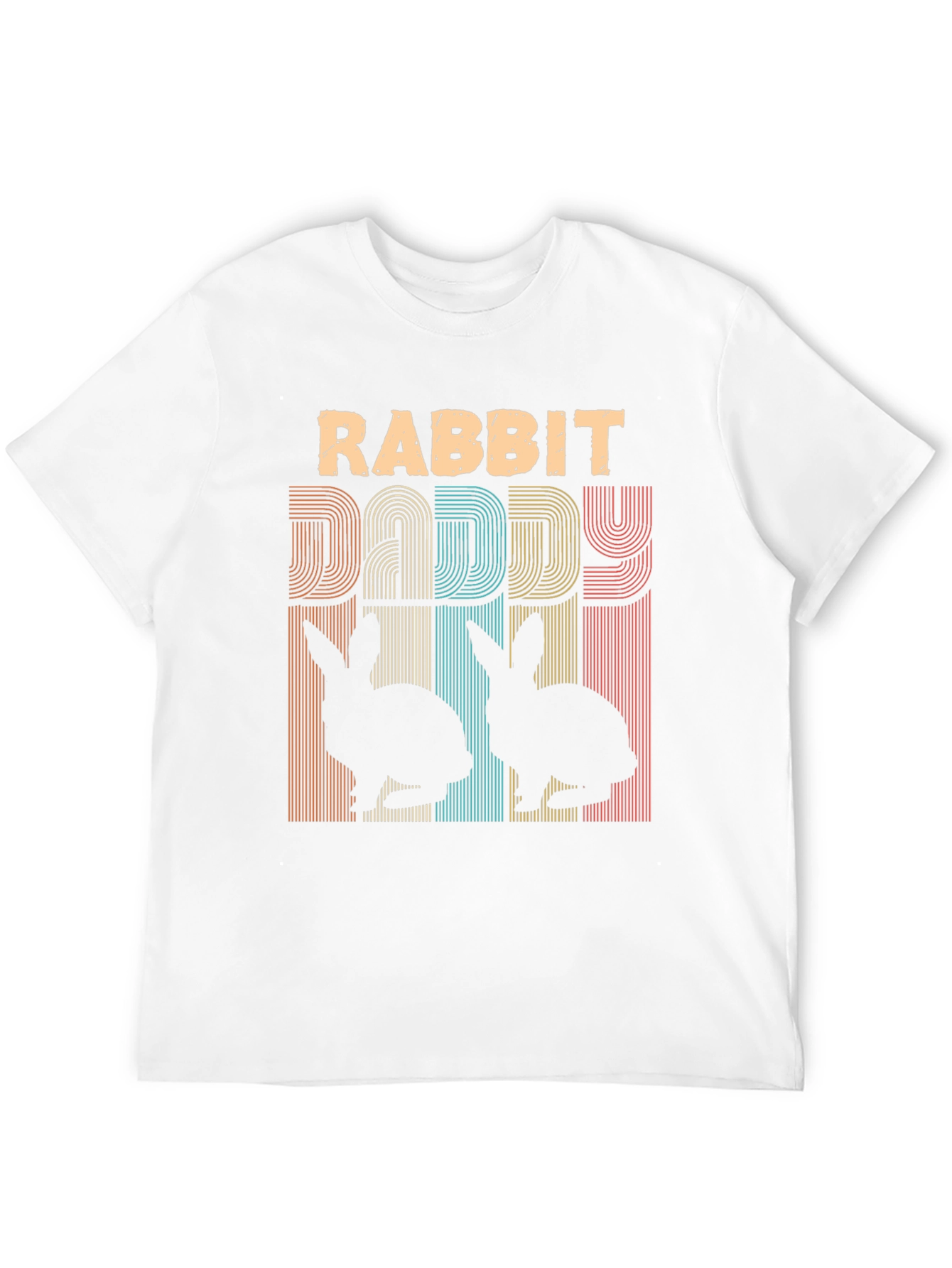 Rabbit Daddy Tee | Cute Bunny Lover Shirt