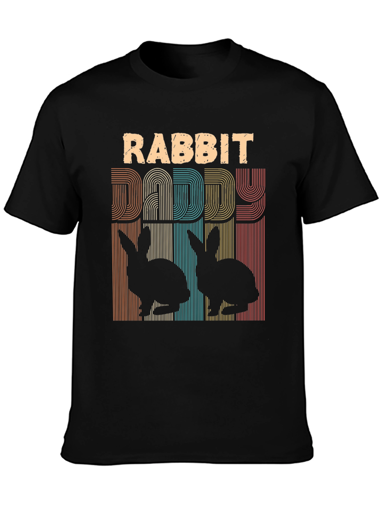 Rabbit Daddy Tee | Cute Bunny Lover Shirt