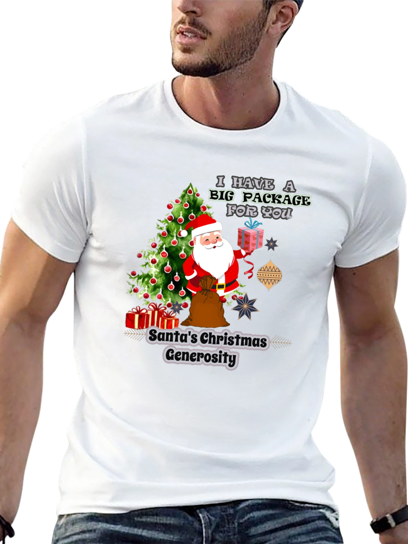Santas Christmas Generosity Graphic T-Shirt