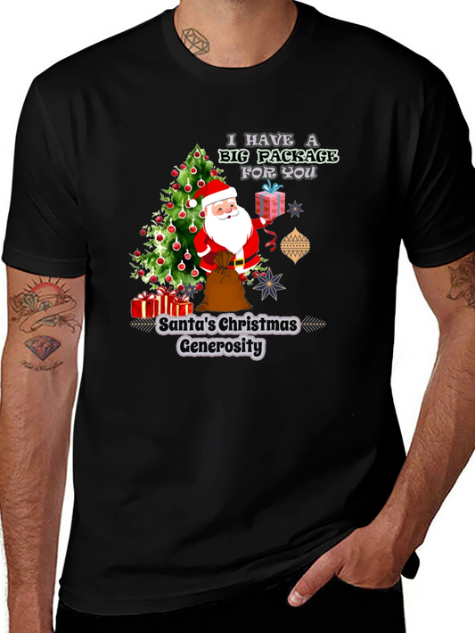 Santas Christmas Generosity Graphic T-Shirt